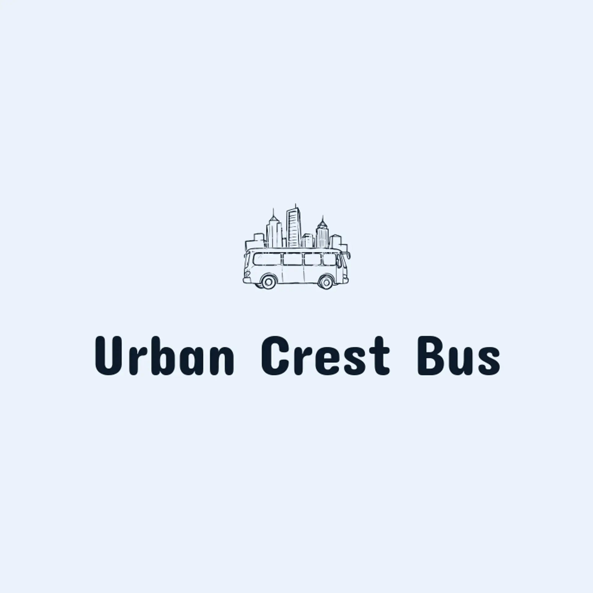 Urban Crest Bus logo for bus