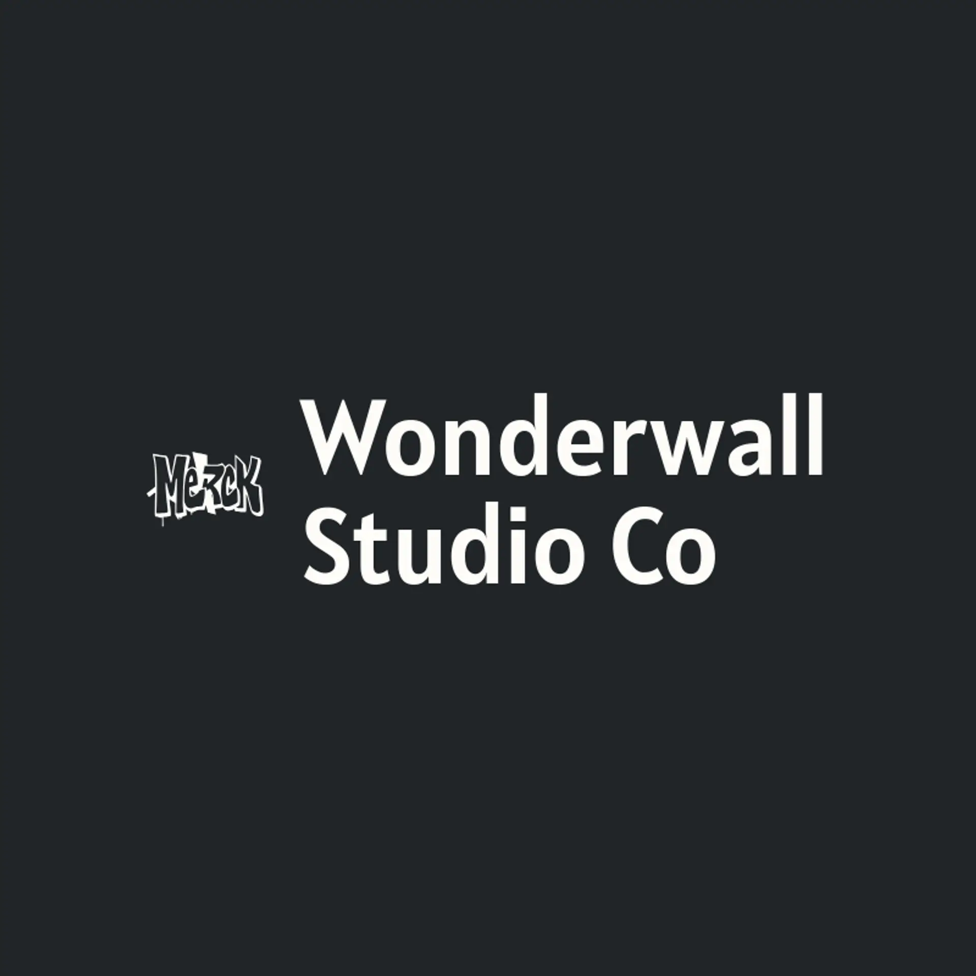 Wonderwall Studio Co logo for mural