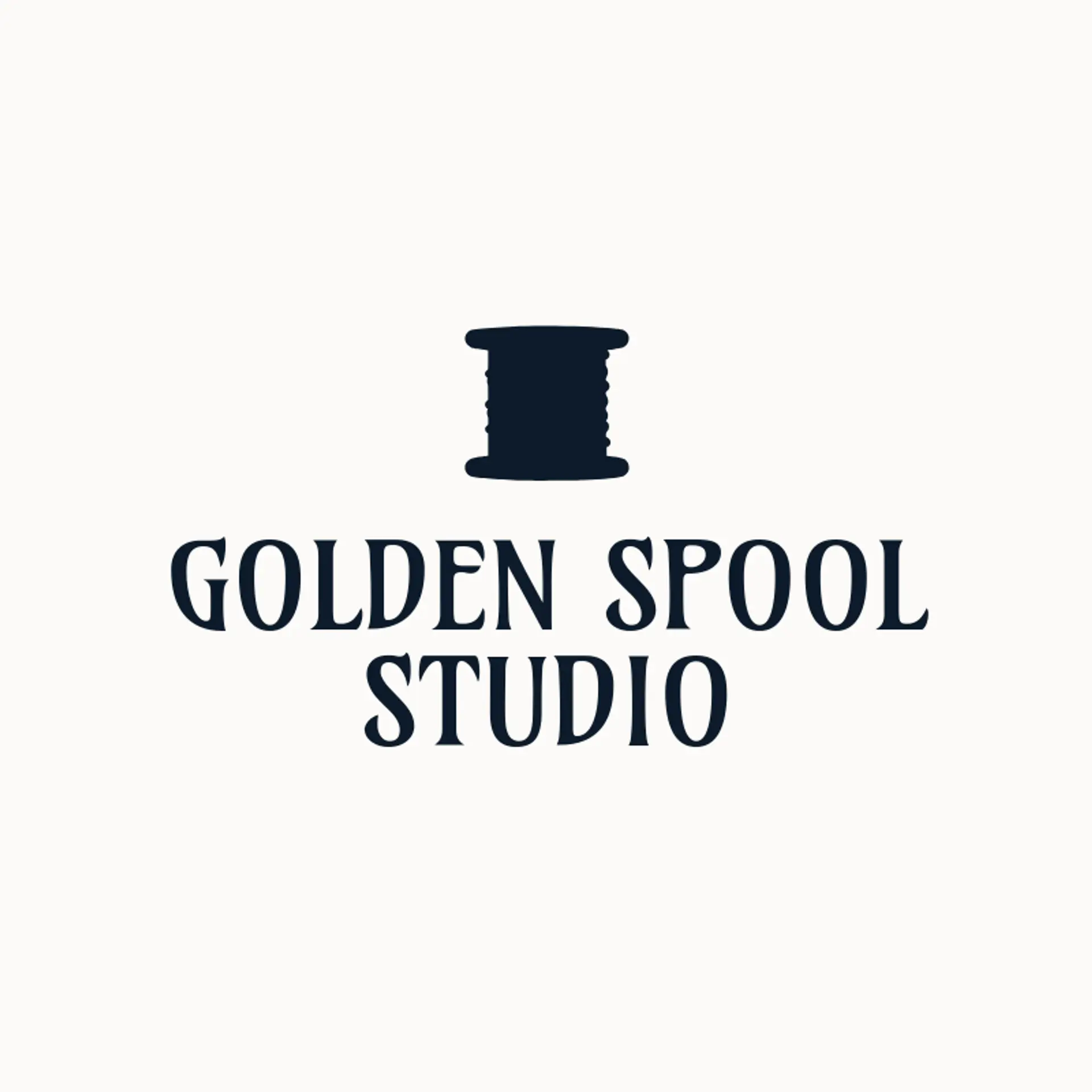 Golden Spool Studio logo for embroidery