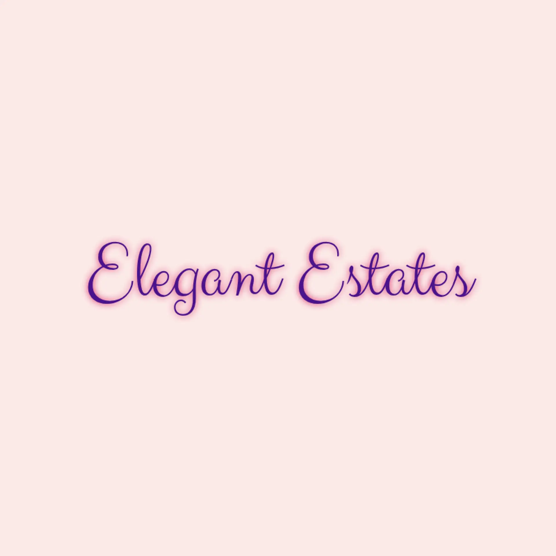 Elegant Estates logo for classy real estate
