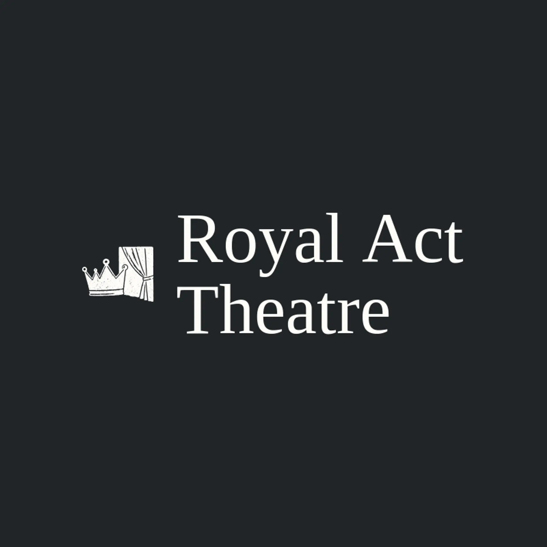 Royal Act Theatre logo for theatre