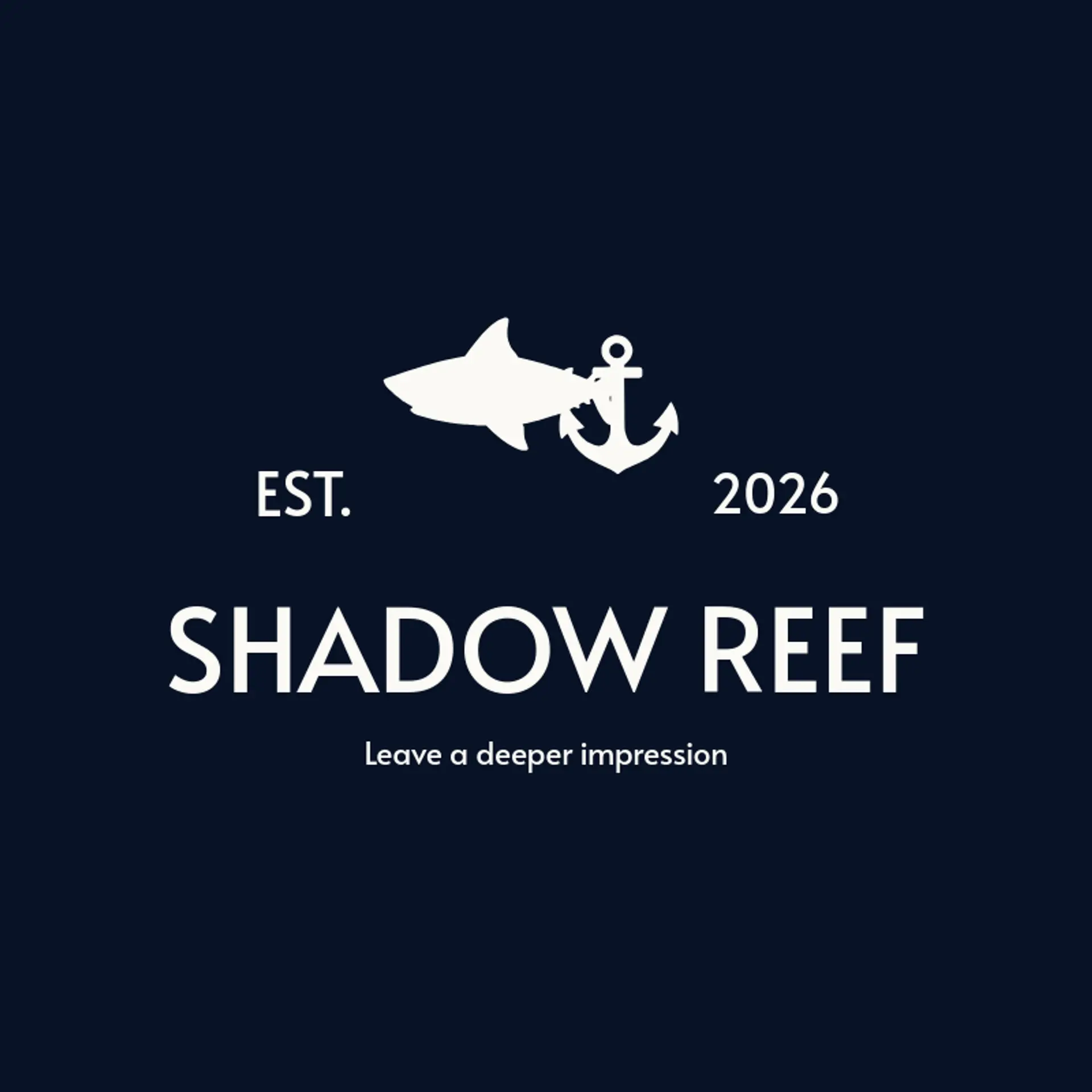Shadow Reef logo for shark