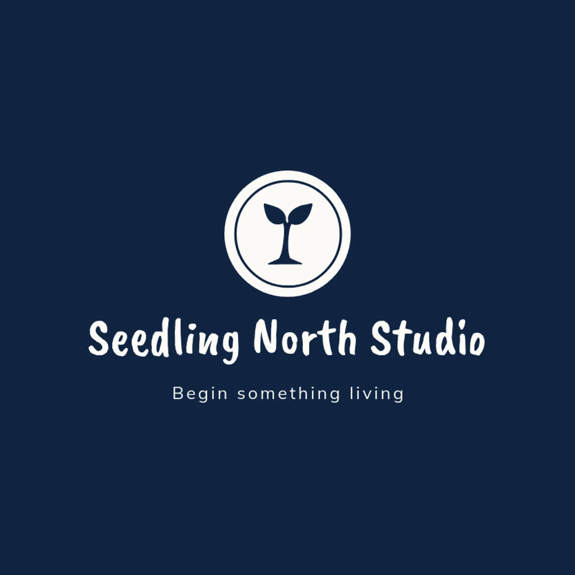 Seedling North Studio logo for leaf