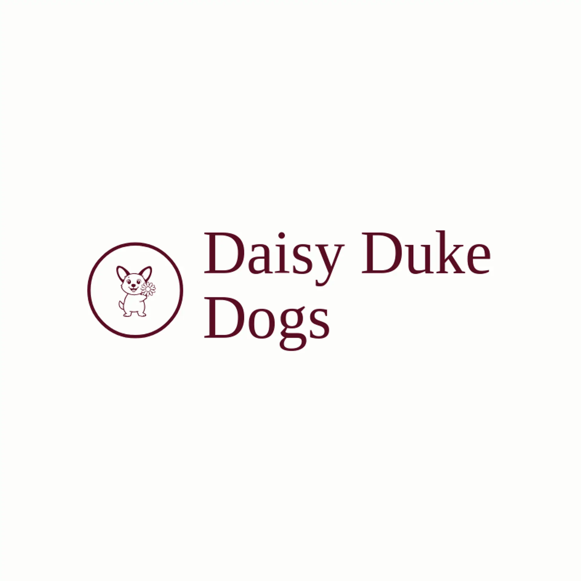 Daisy Duke Dogs logo for corgi