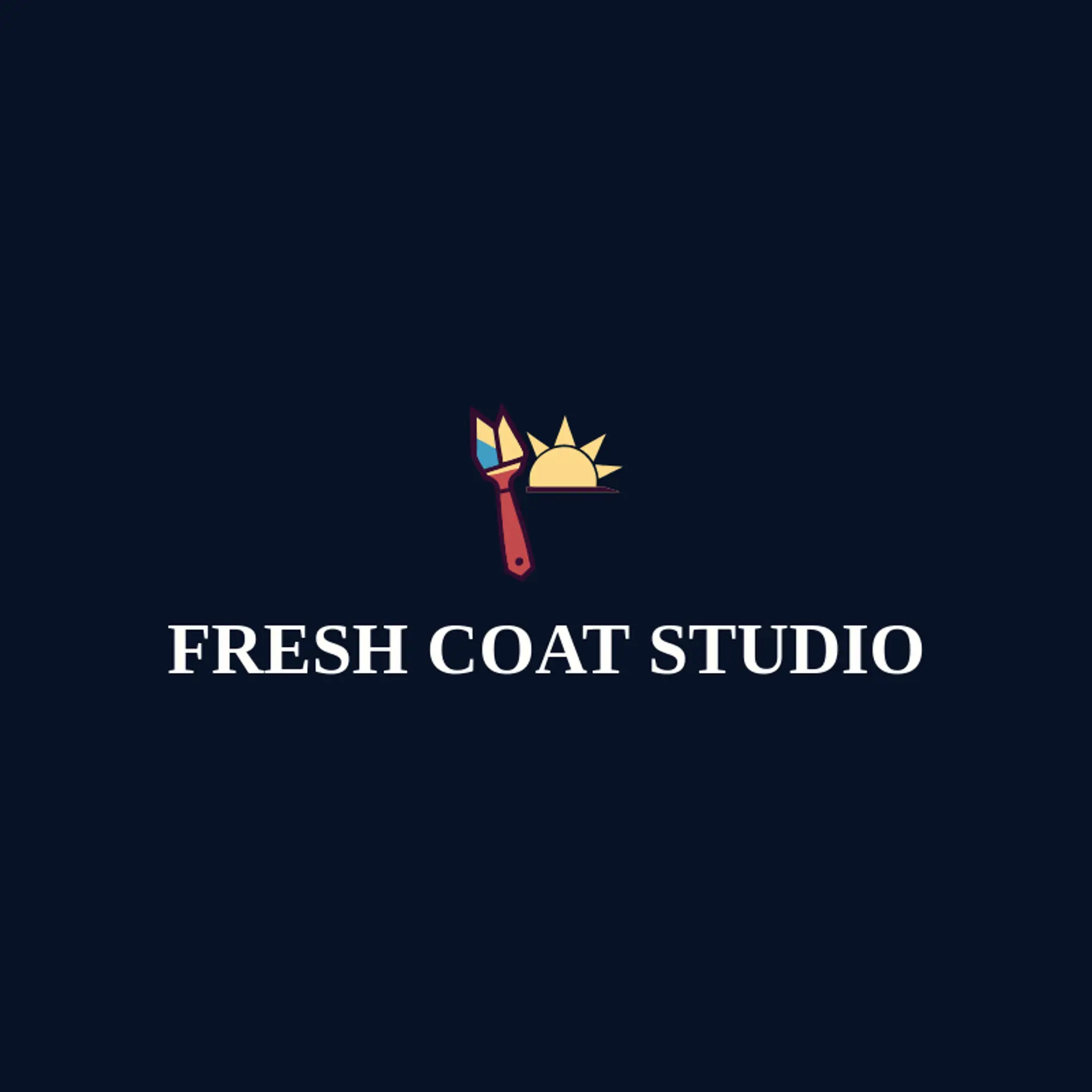 Fresh Coat Studio logo for paint