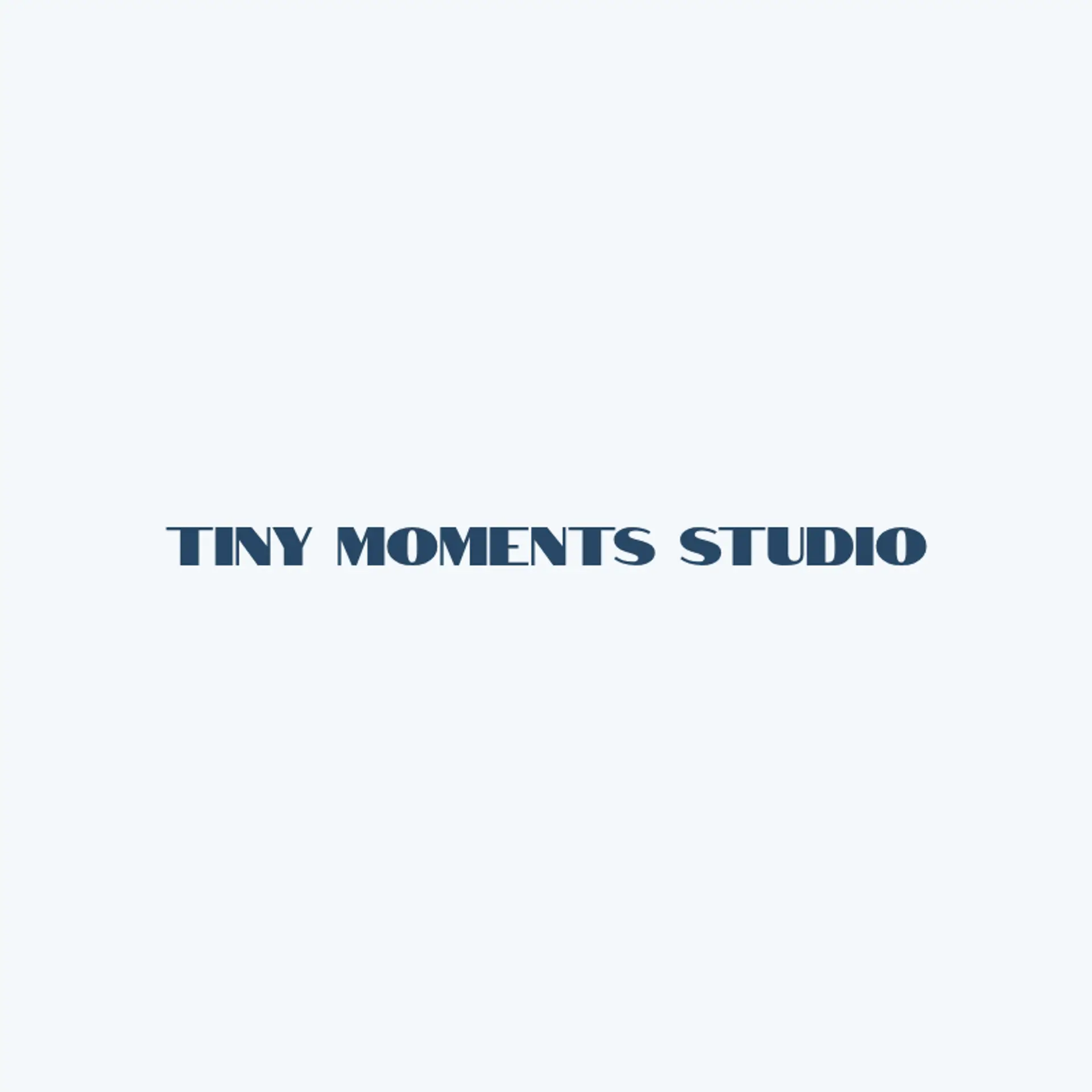 Tiny Moments Studio logo for newborn photography