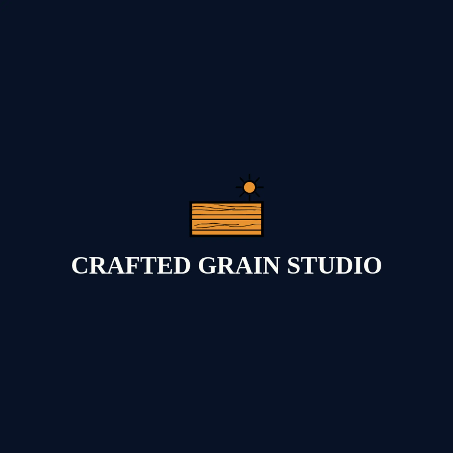 Crafted Grain Studio logo for flooring
