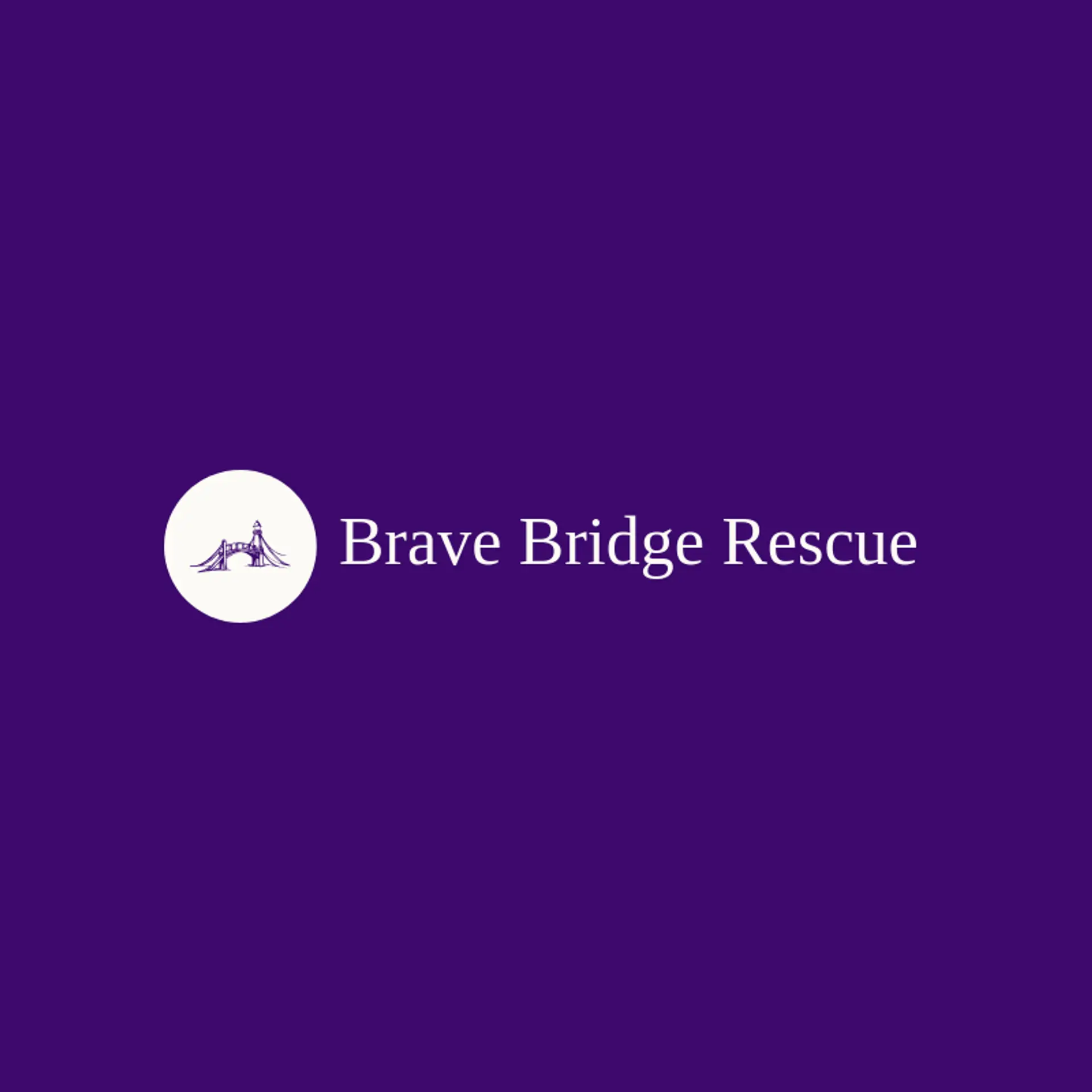 Brave Bridge Rescue logo for rescue