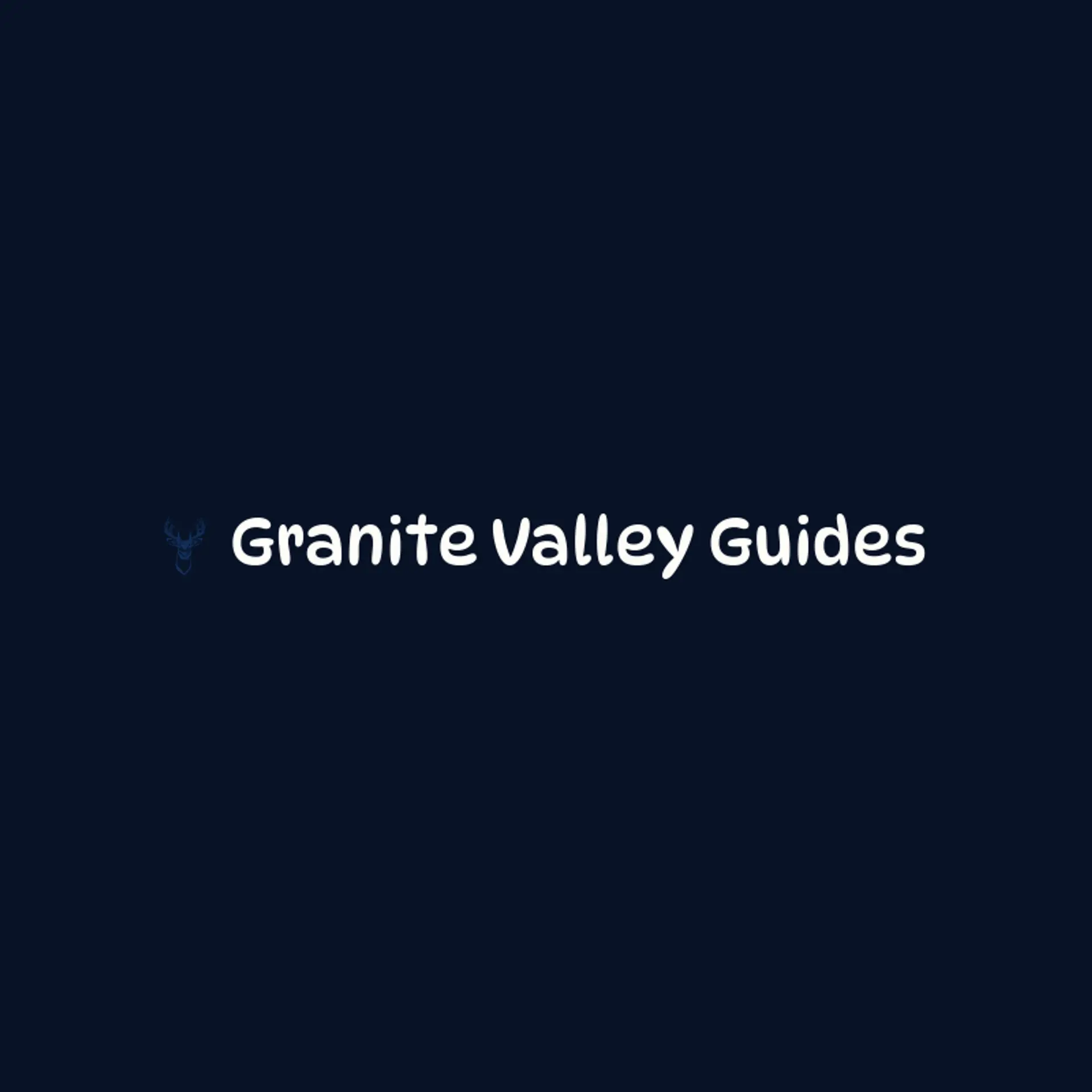 Granite Valley Guides logo for buck