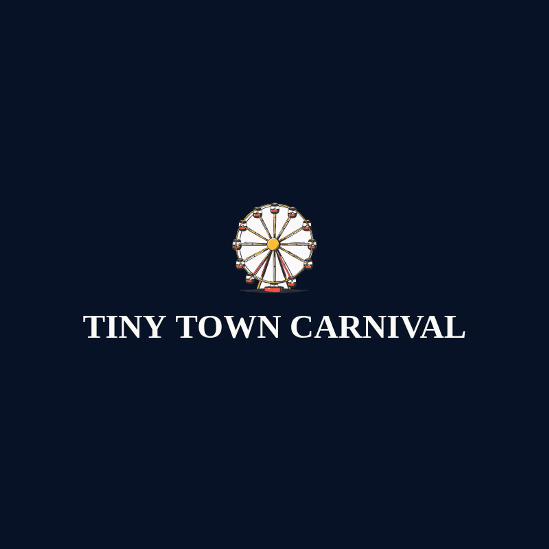Tiny Town Carnival logo for carnival