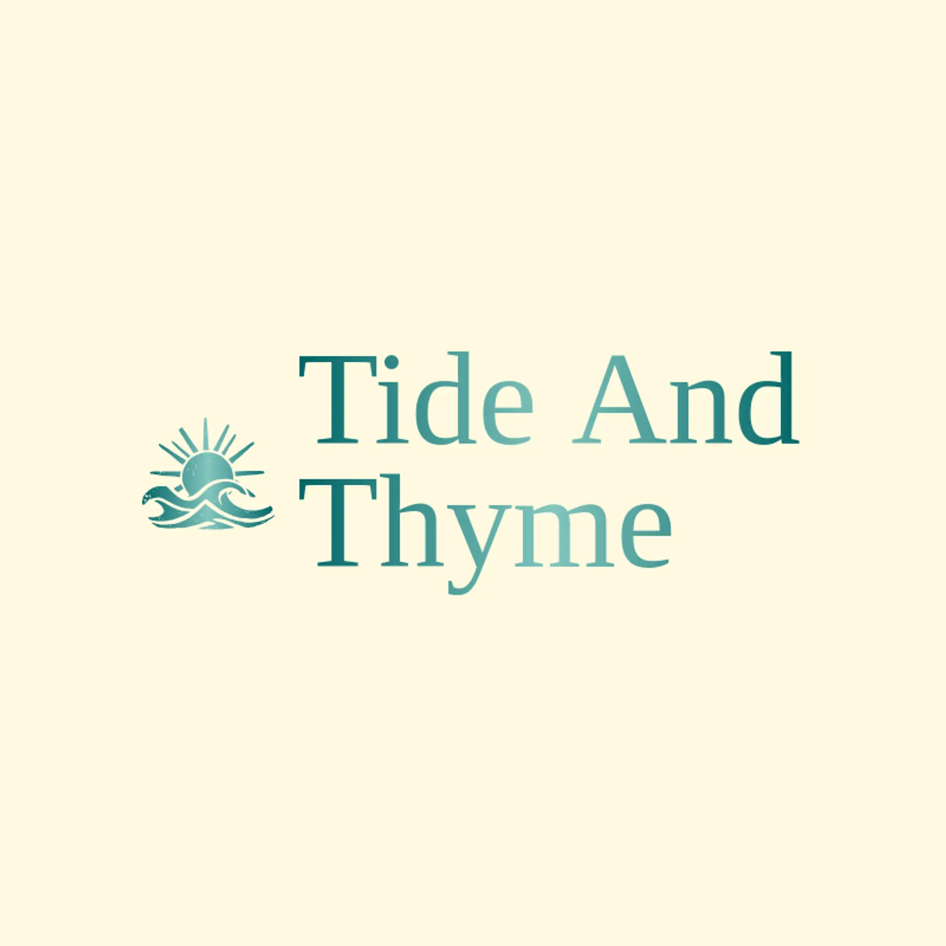 Tide And Thyme logo for wellness