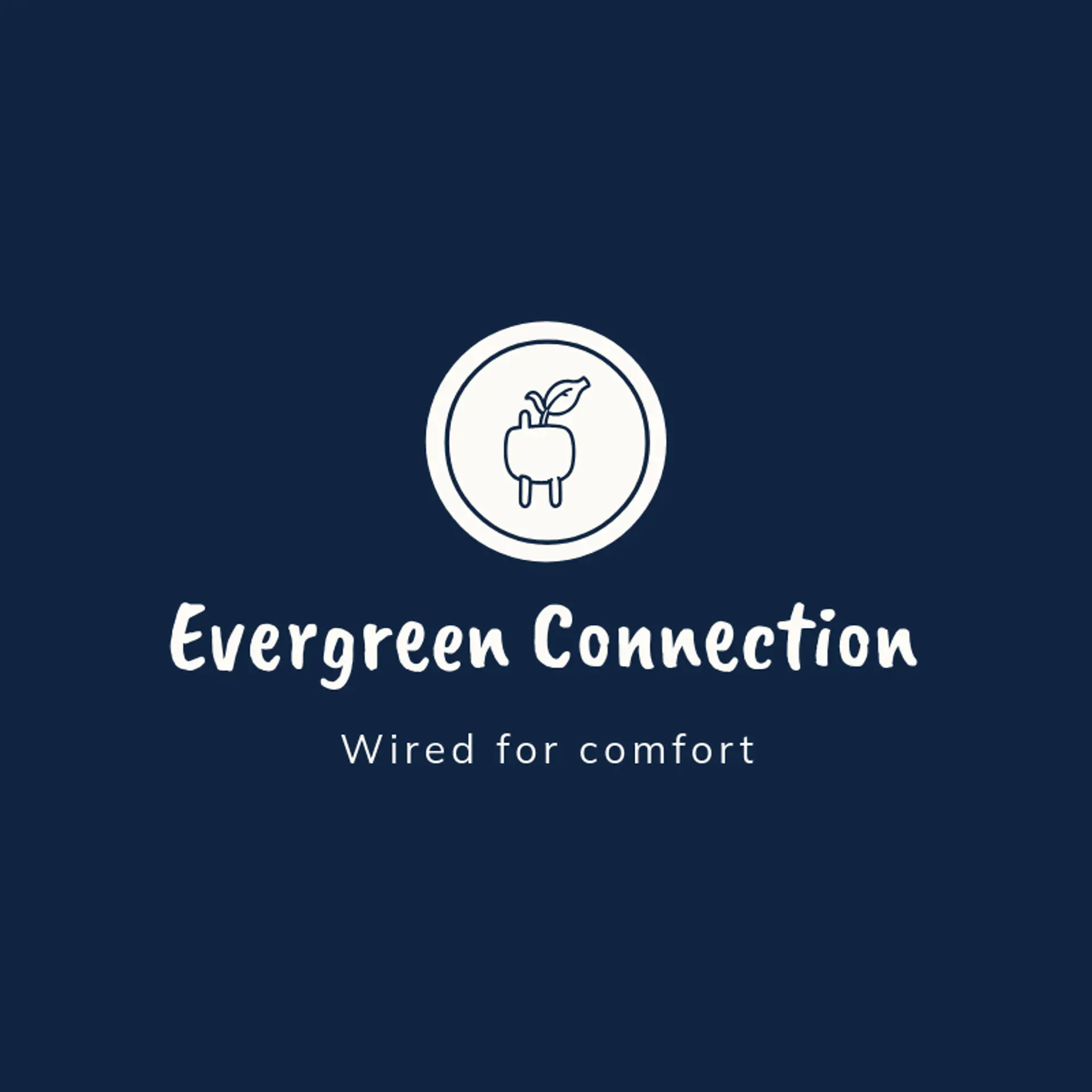 Evergreen Connection logo for electrician