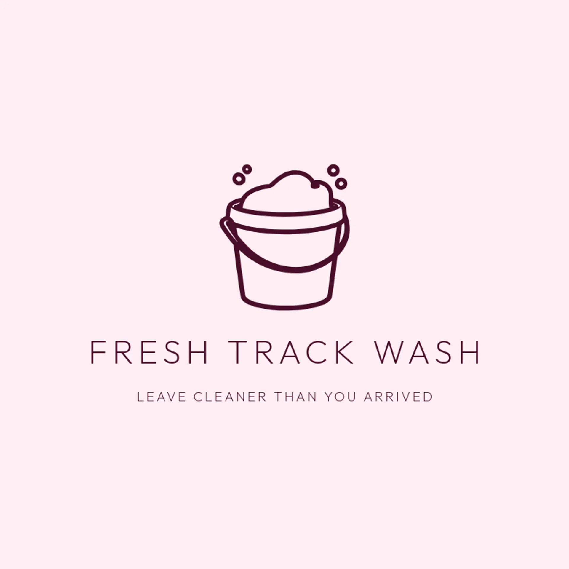 Fresh Track Wash logo for car wash
