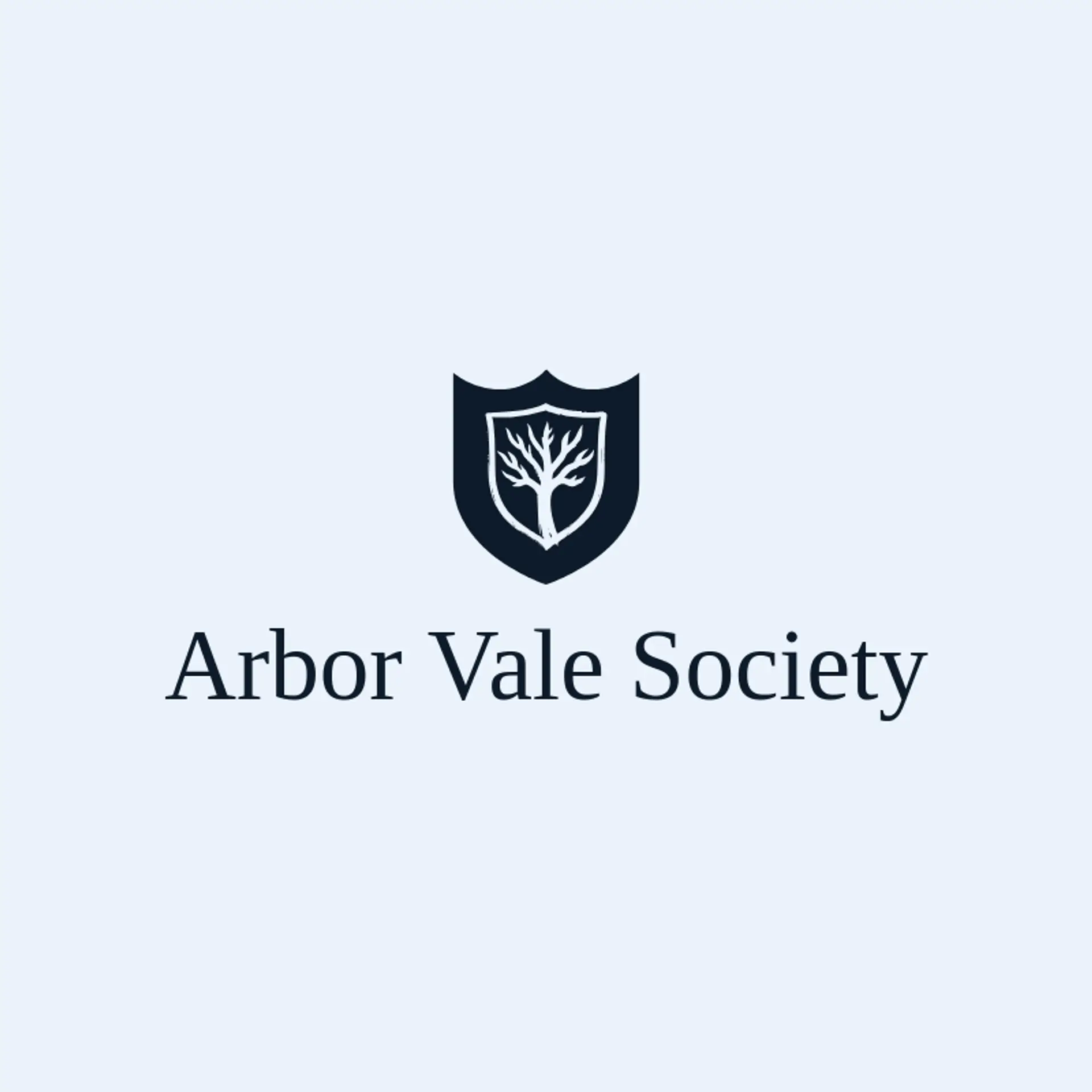 Arbor Vale Society logo for coat of arms