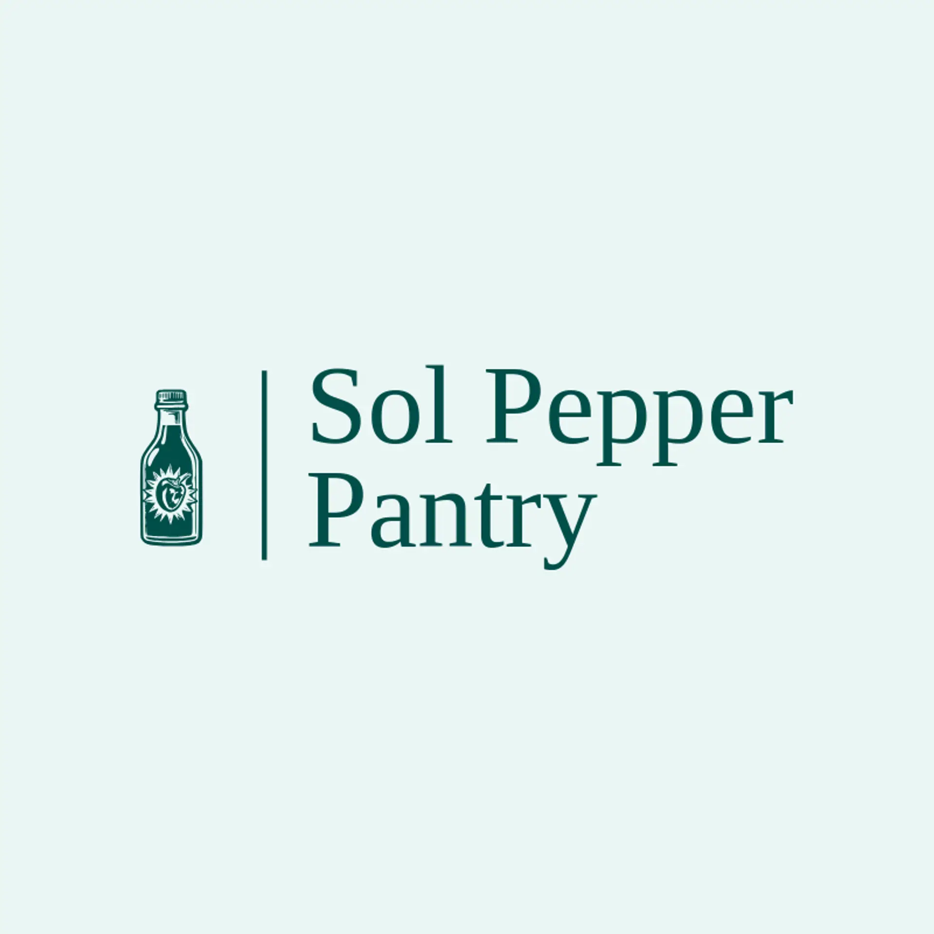 Sol Pepper Pantry logo for hot sauce