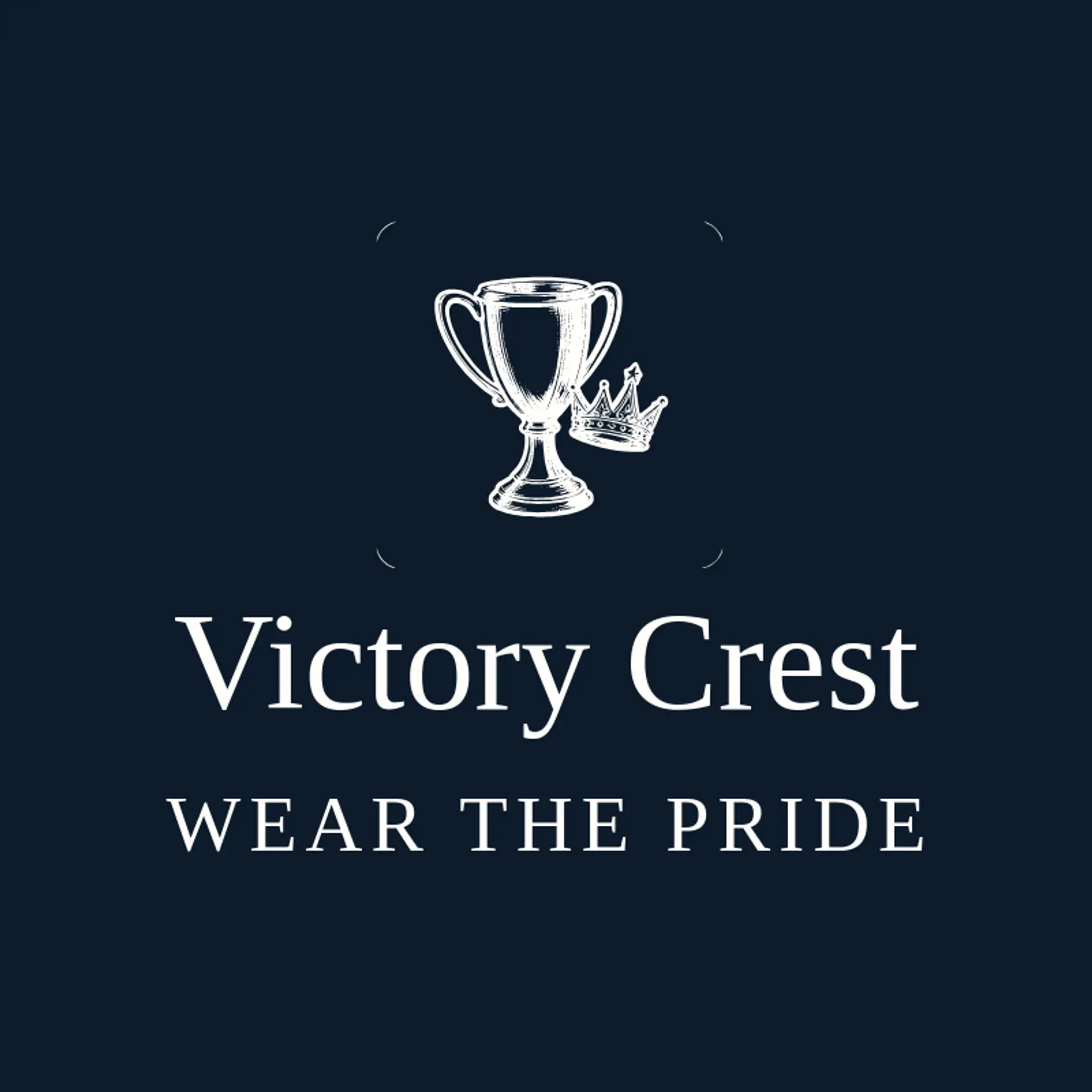 Victory Crest logo for american football