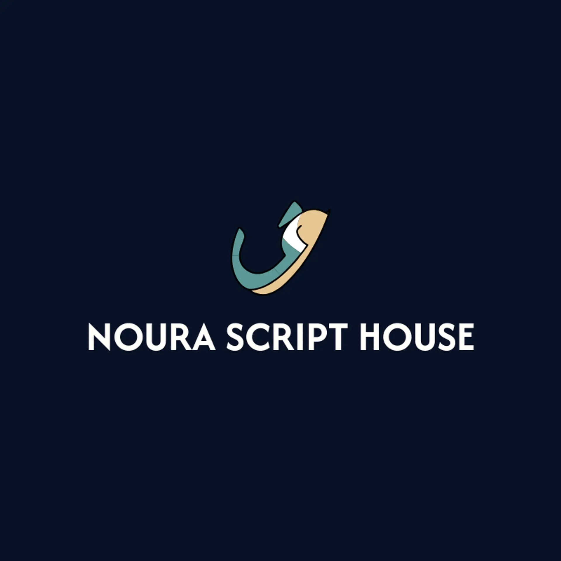 Noura Script House logo for arabic