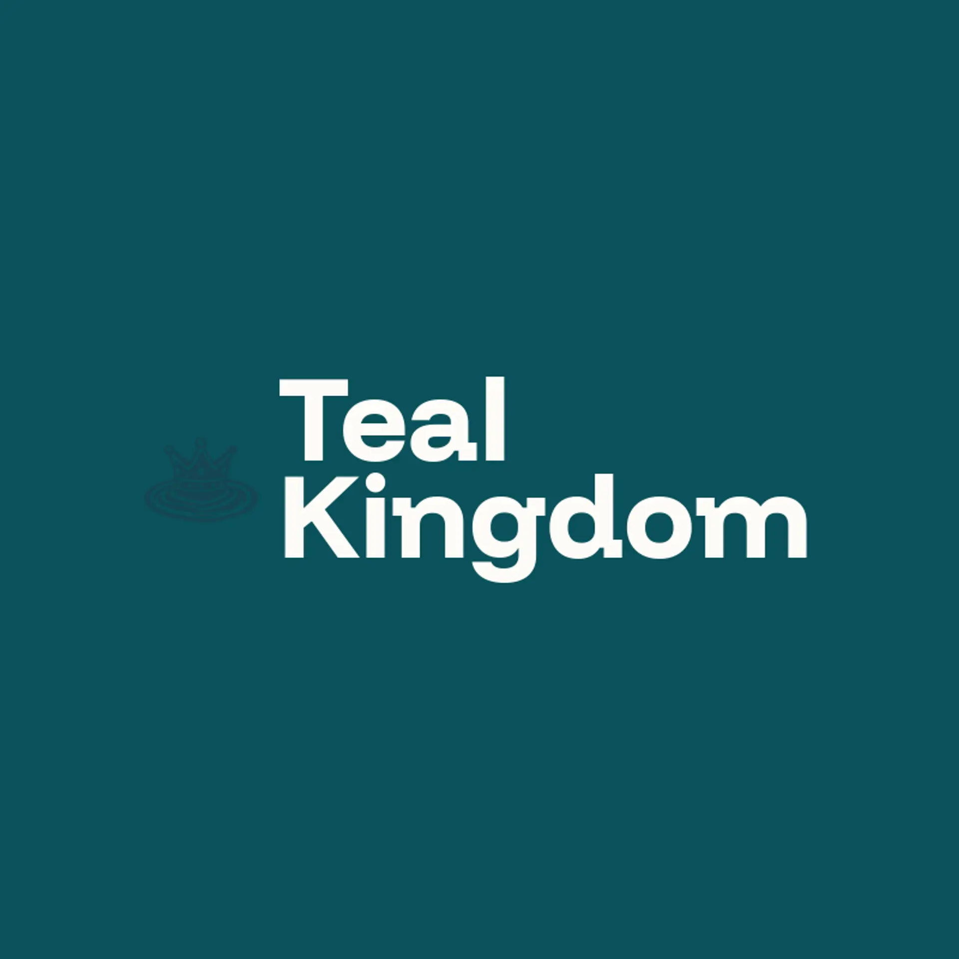 Teal Kingdom logo for king