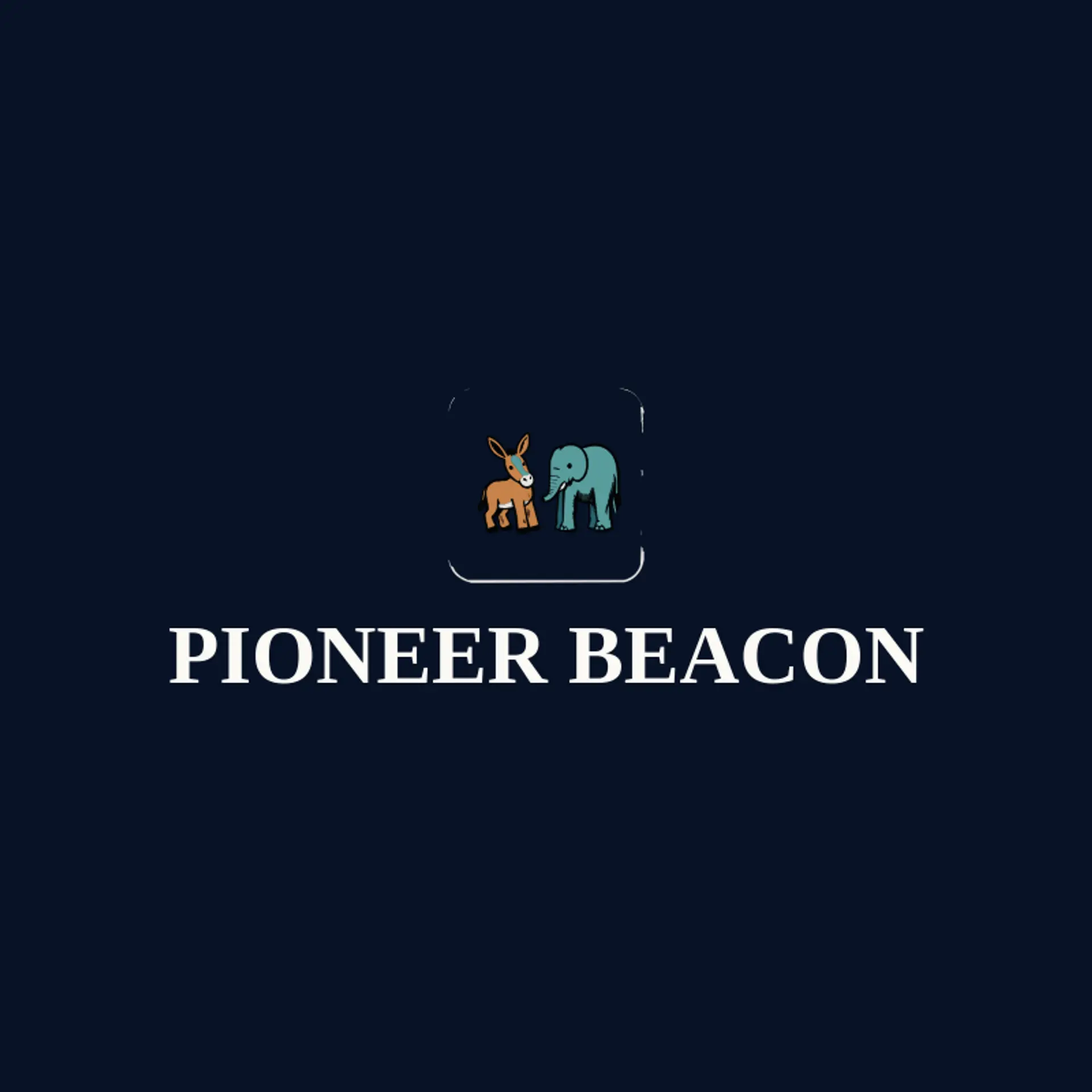 Pioneer Beacon logo for republican