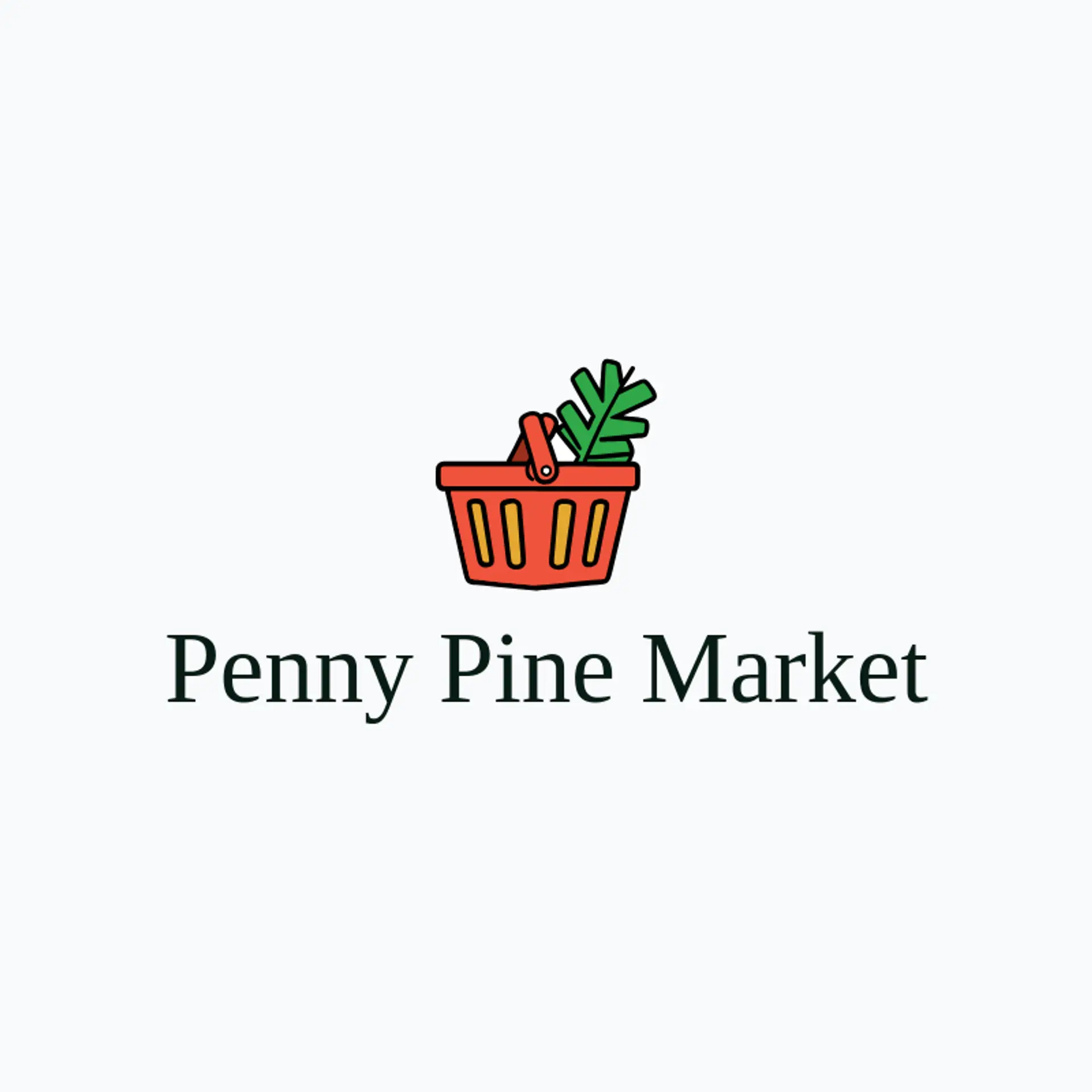 Penny Pine Market logo for convenience store