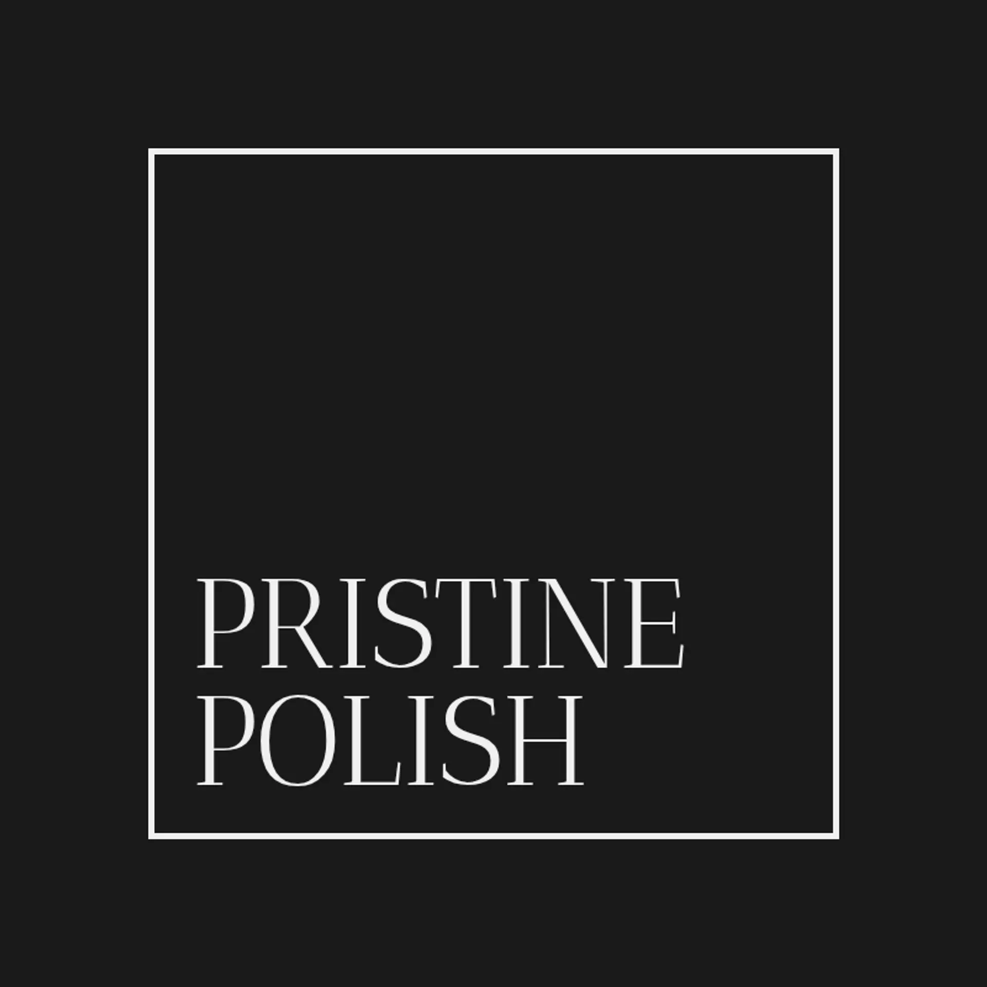 Pristine Polish logo for car cleaning