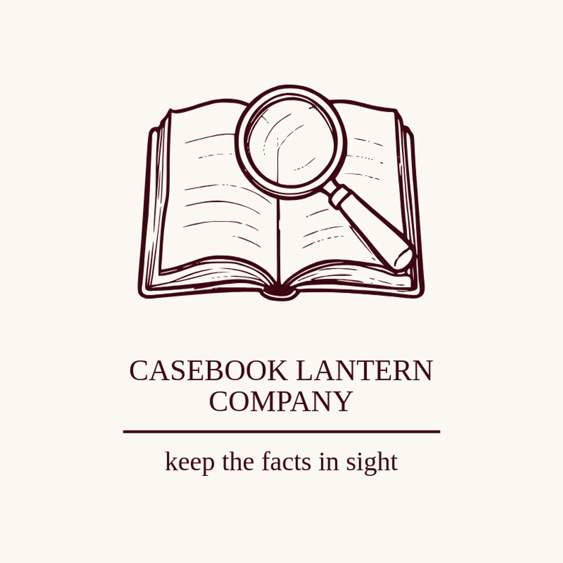 Casebook Lantern Company logo for crime