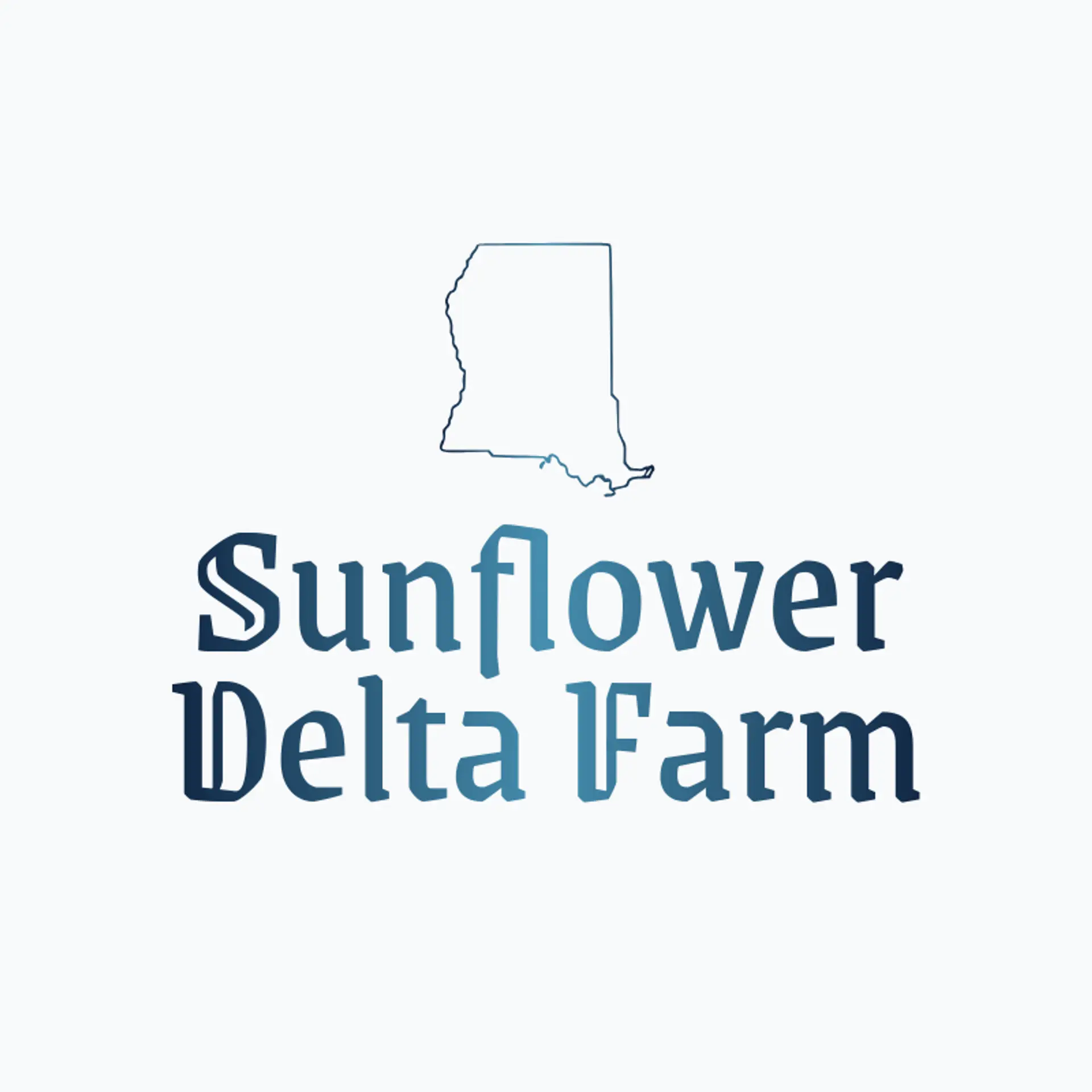 Sunflower Delta Farm logo for mississippi
