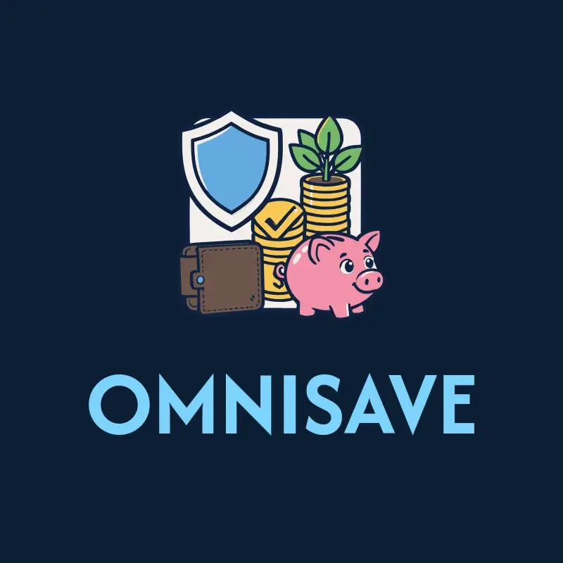 The app name Omnisave as a branded logo with a color icon