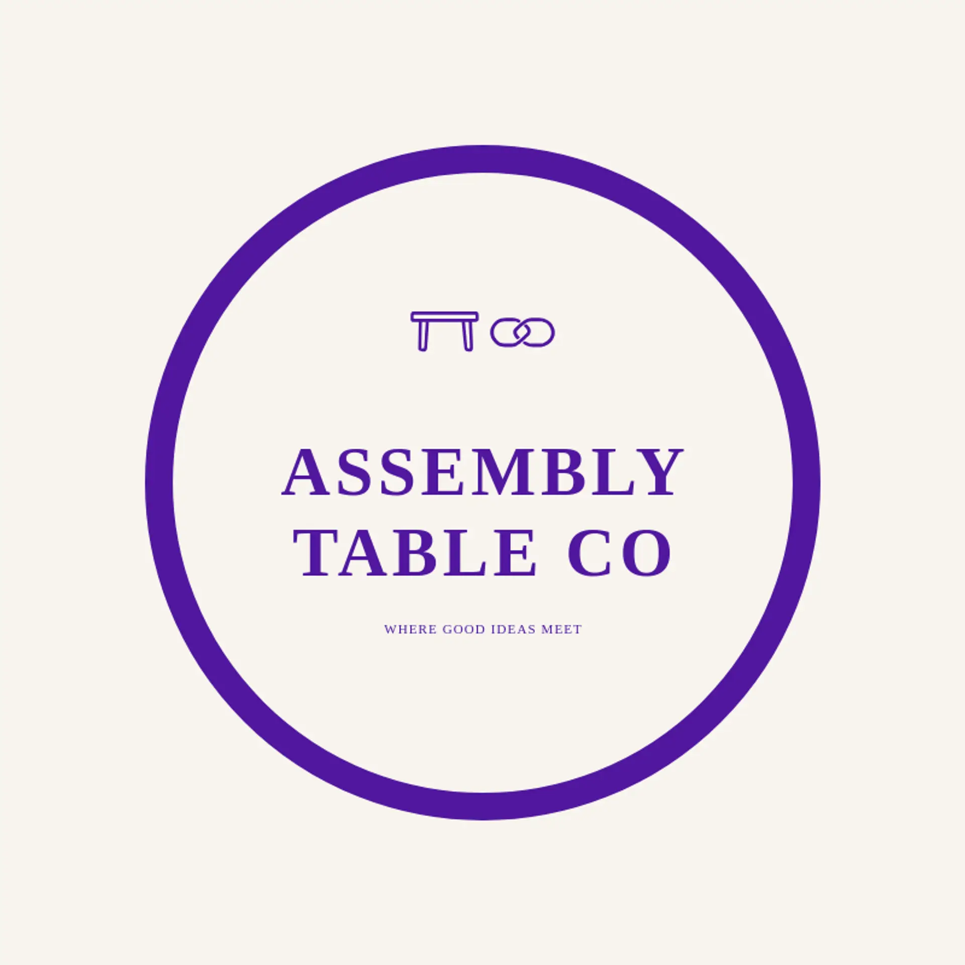 Assembly Table Co logo for table