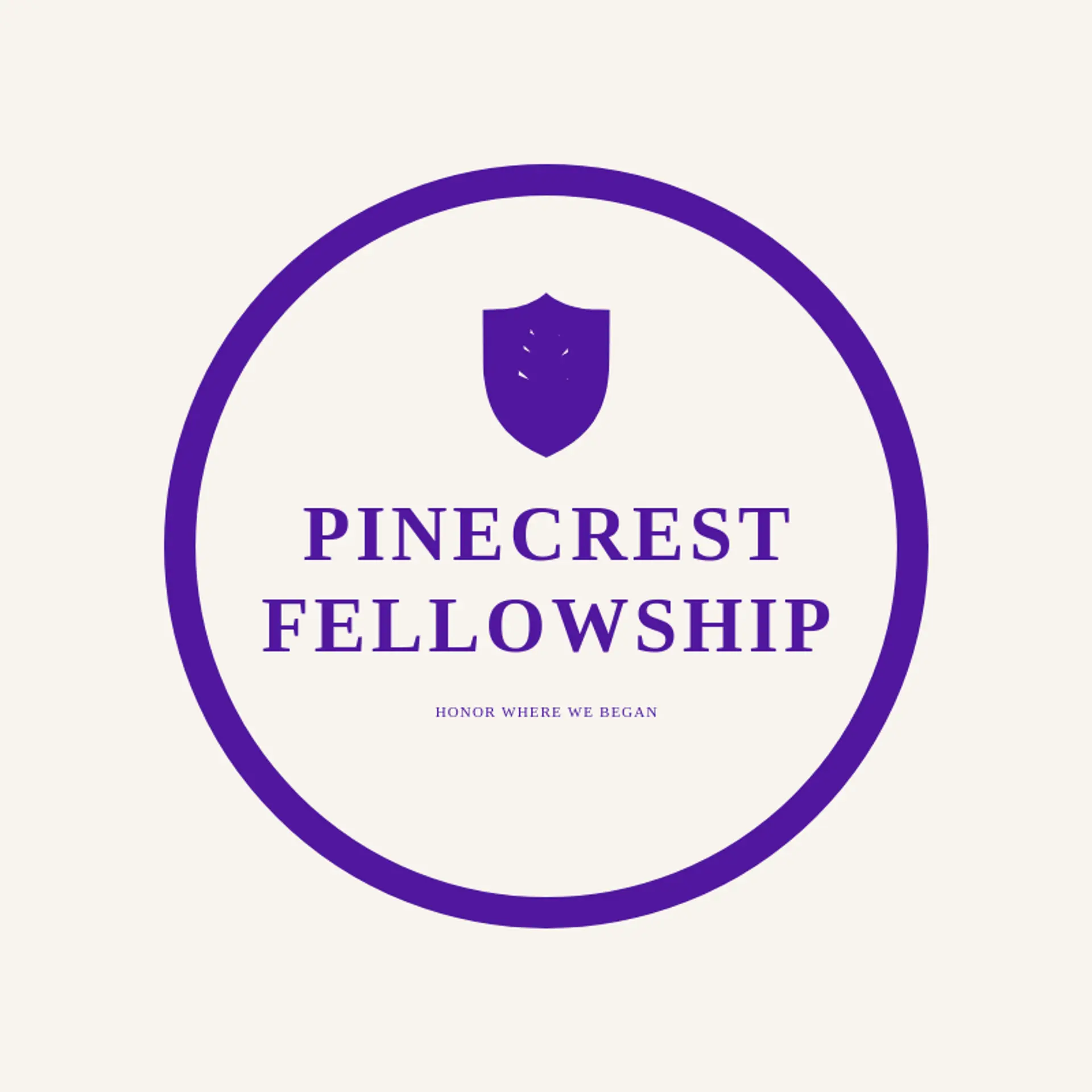 Pinecrest Fellowship logo for coat of arms