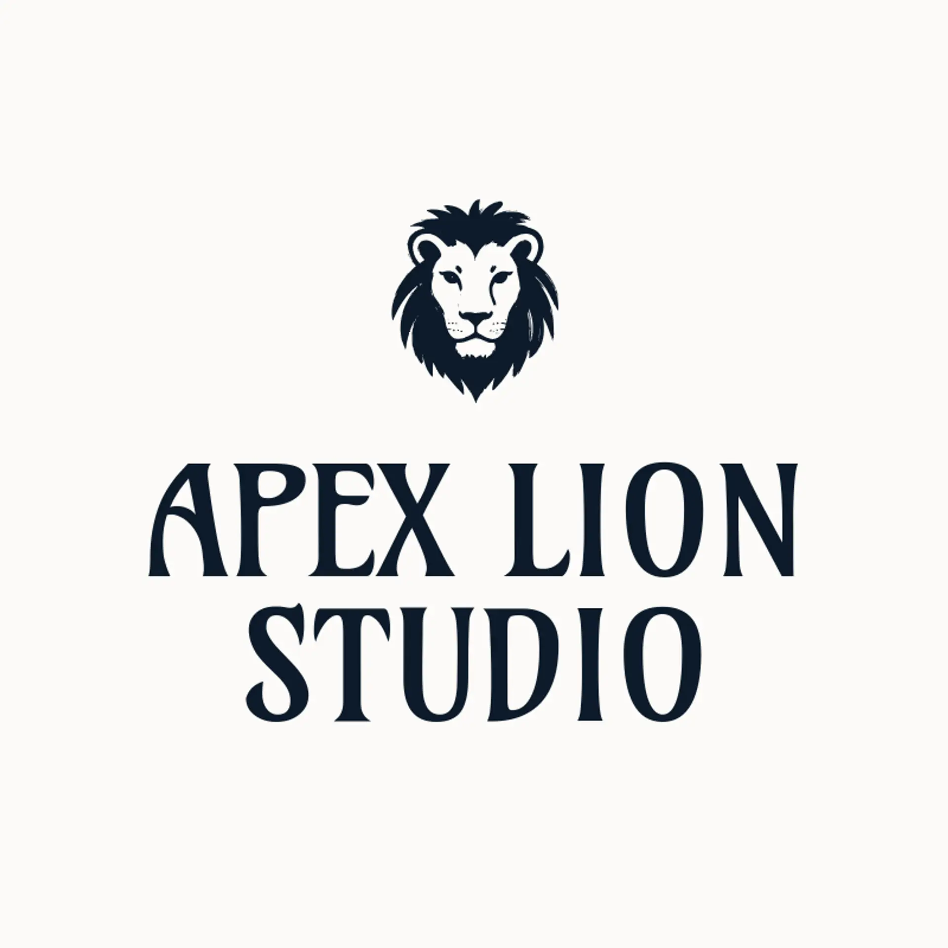Apex Lion Studio logo for lion