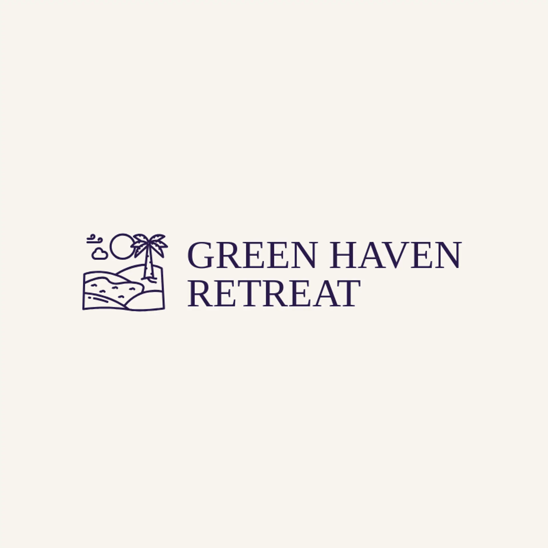 Green Haven Retreat logo for oasis