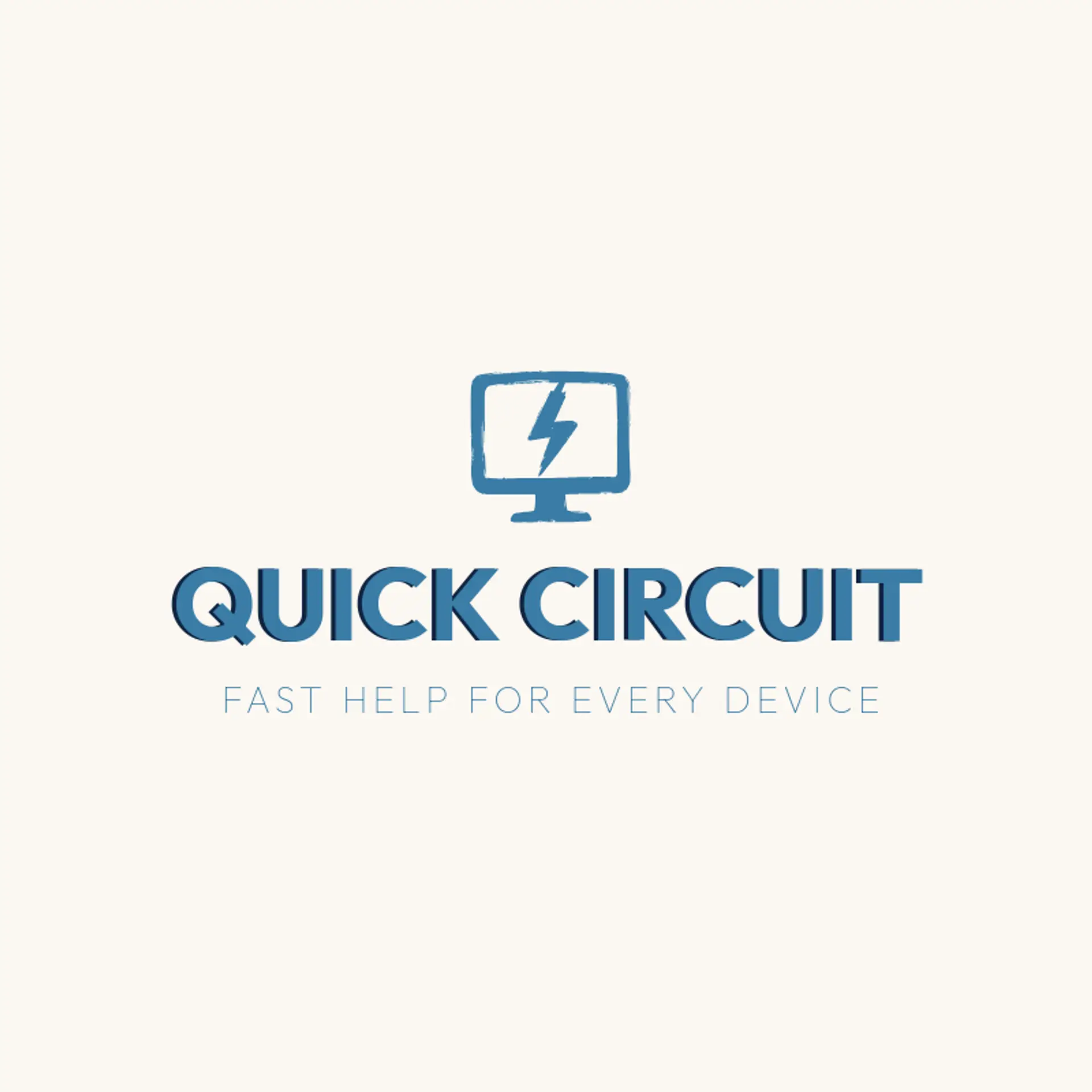 Quick Circuit logo for computer