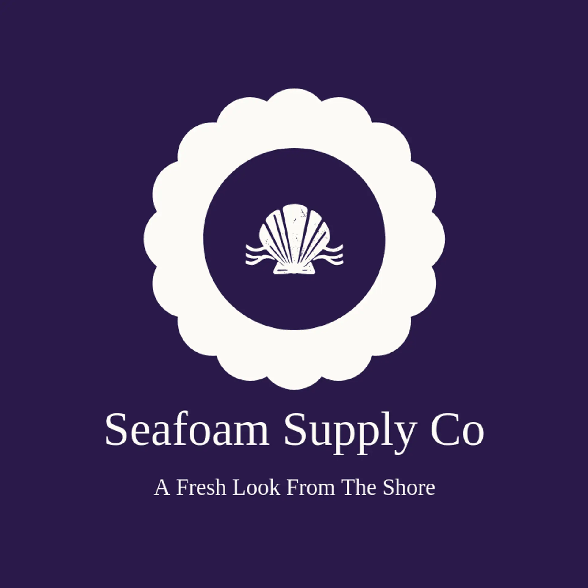 Seafoam Supply Co logo for shell
