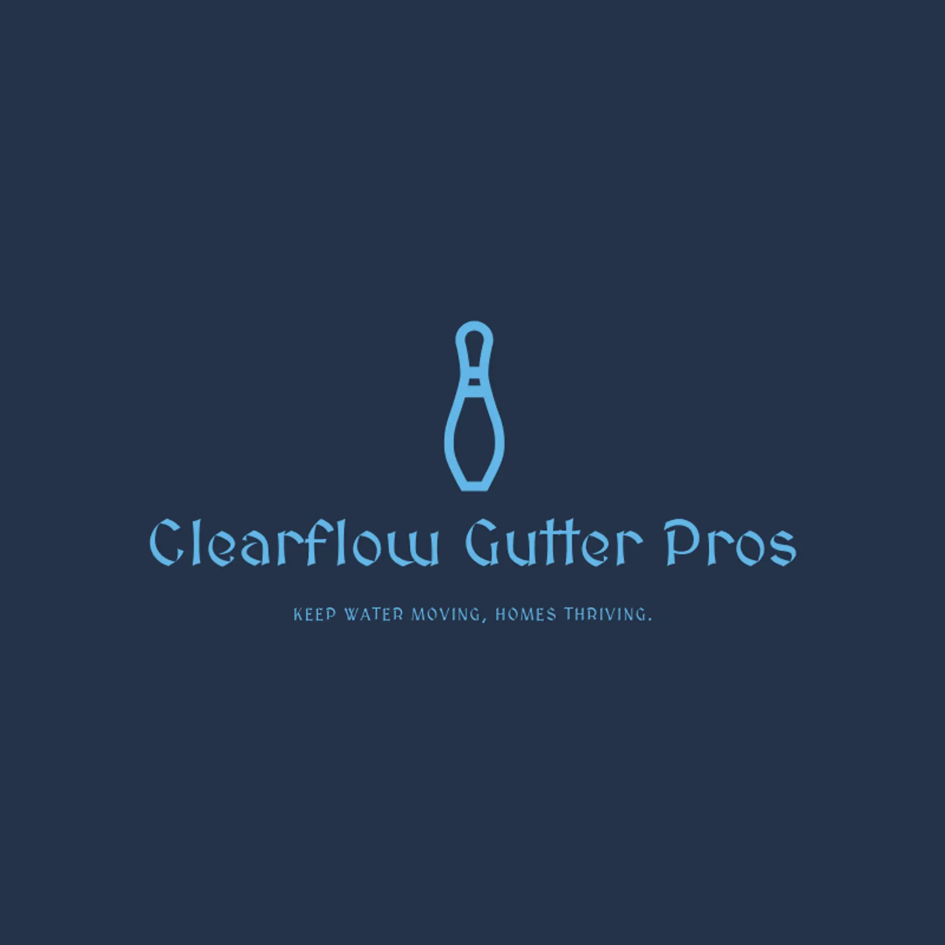 ClearFlow Gutter Pros logo for gutter cleaning