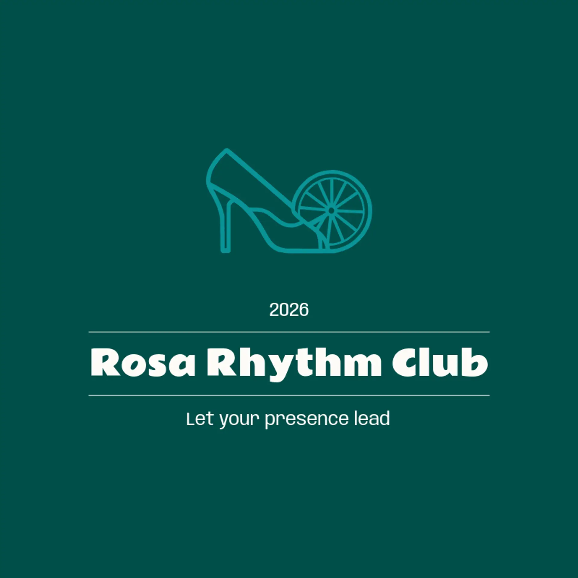 Rosa Rhythm Club logo for spanish