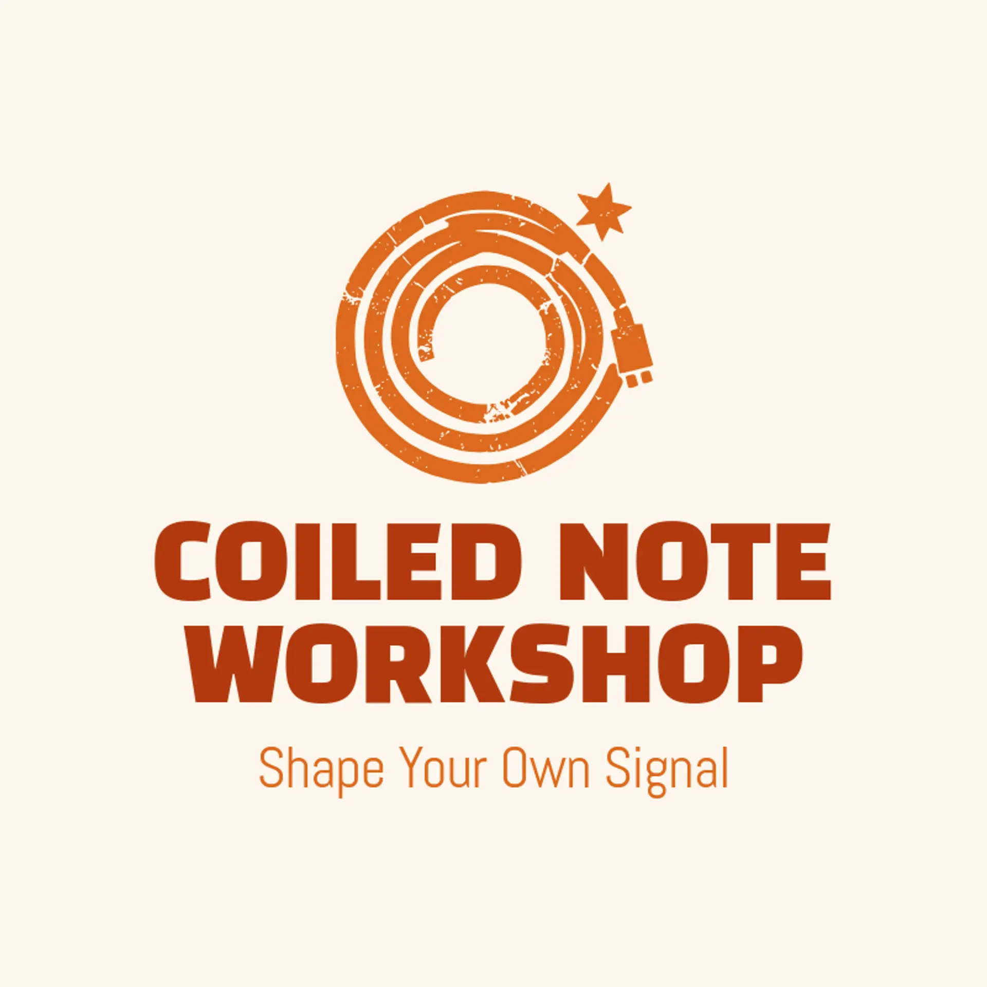 Coiled Note Workshop logo for bass