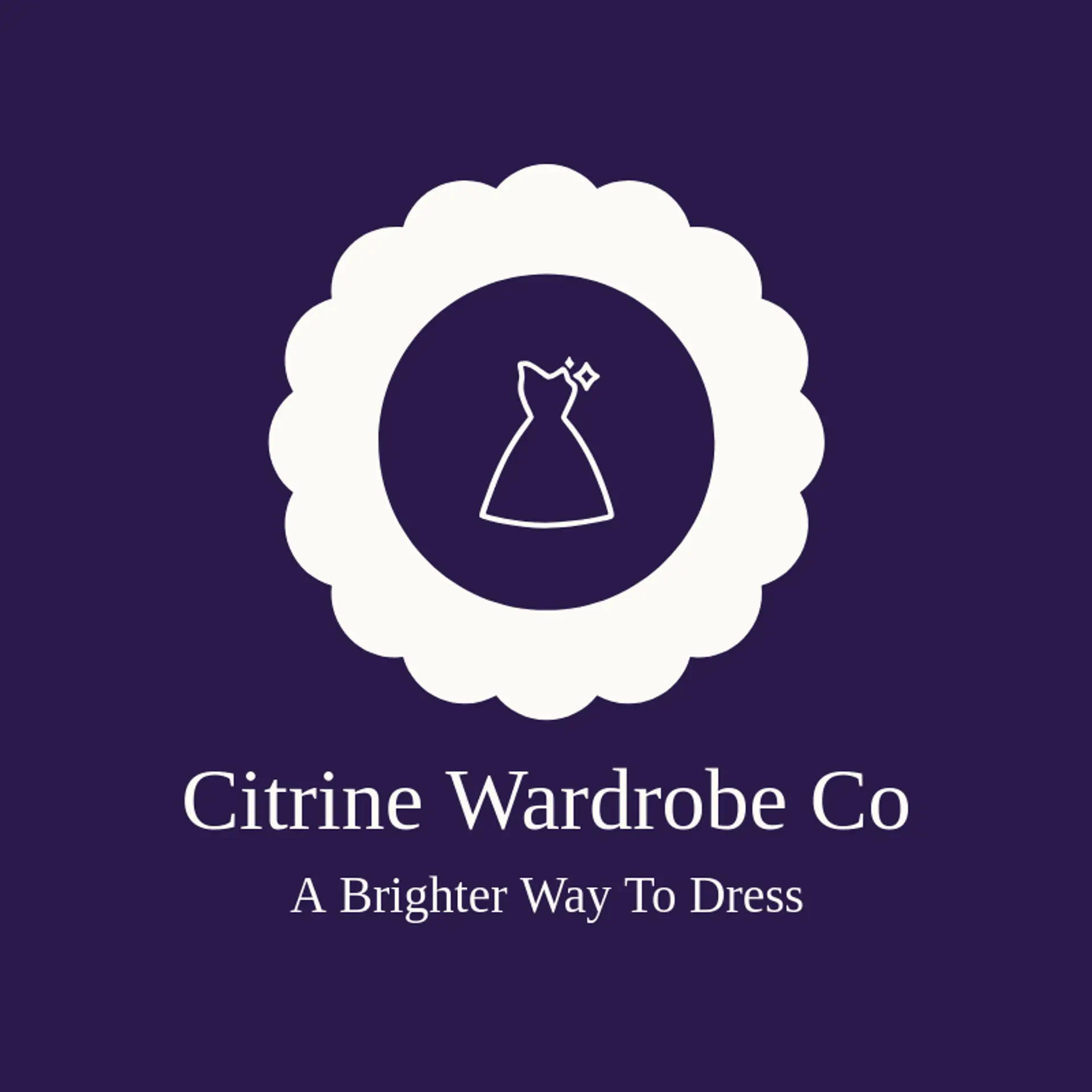Citrine Wardrobe Co logo for dress