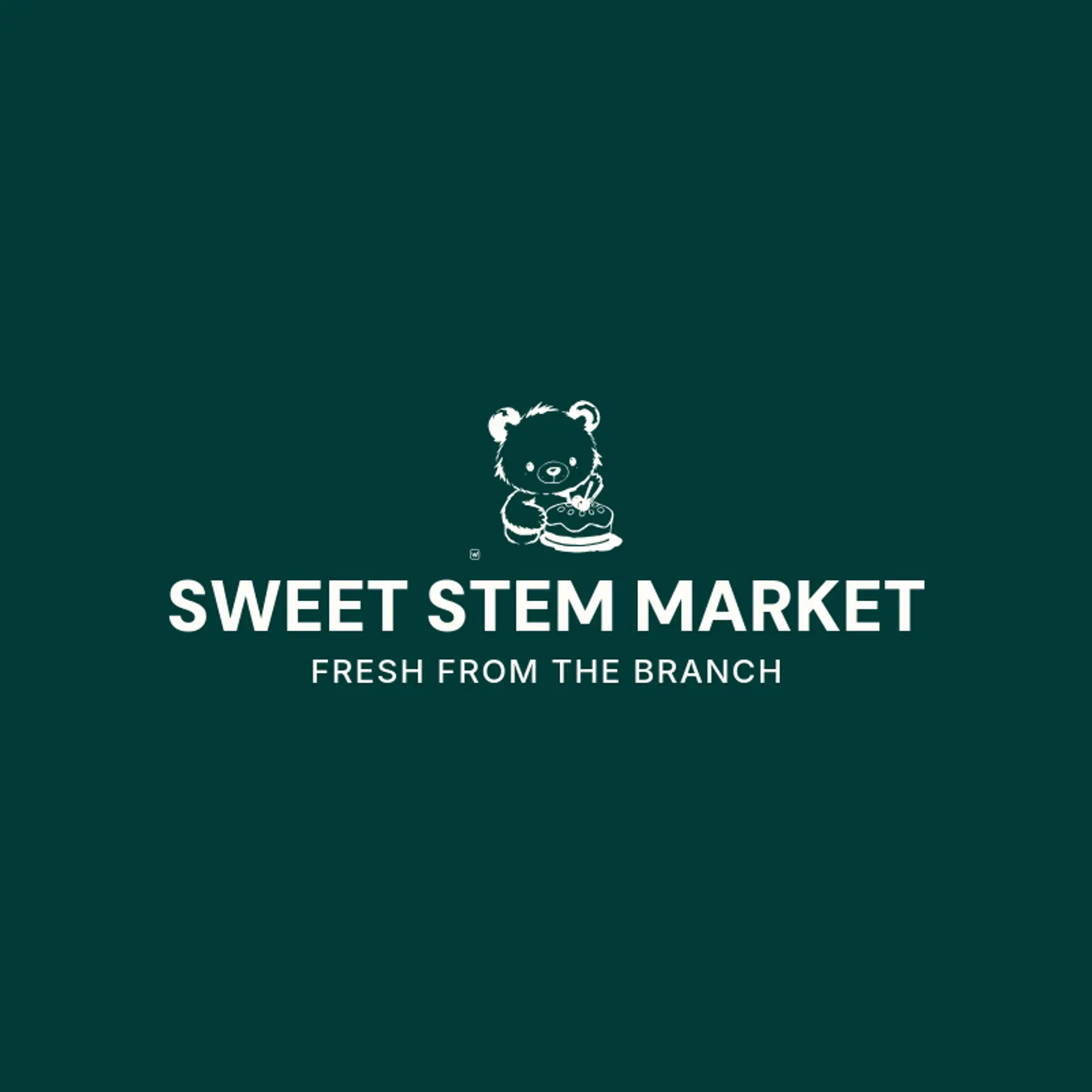 Sweet Stem Market logo for cherry