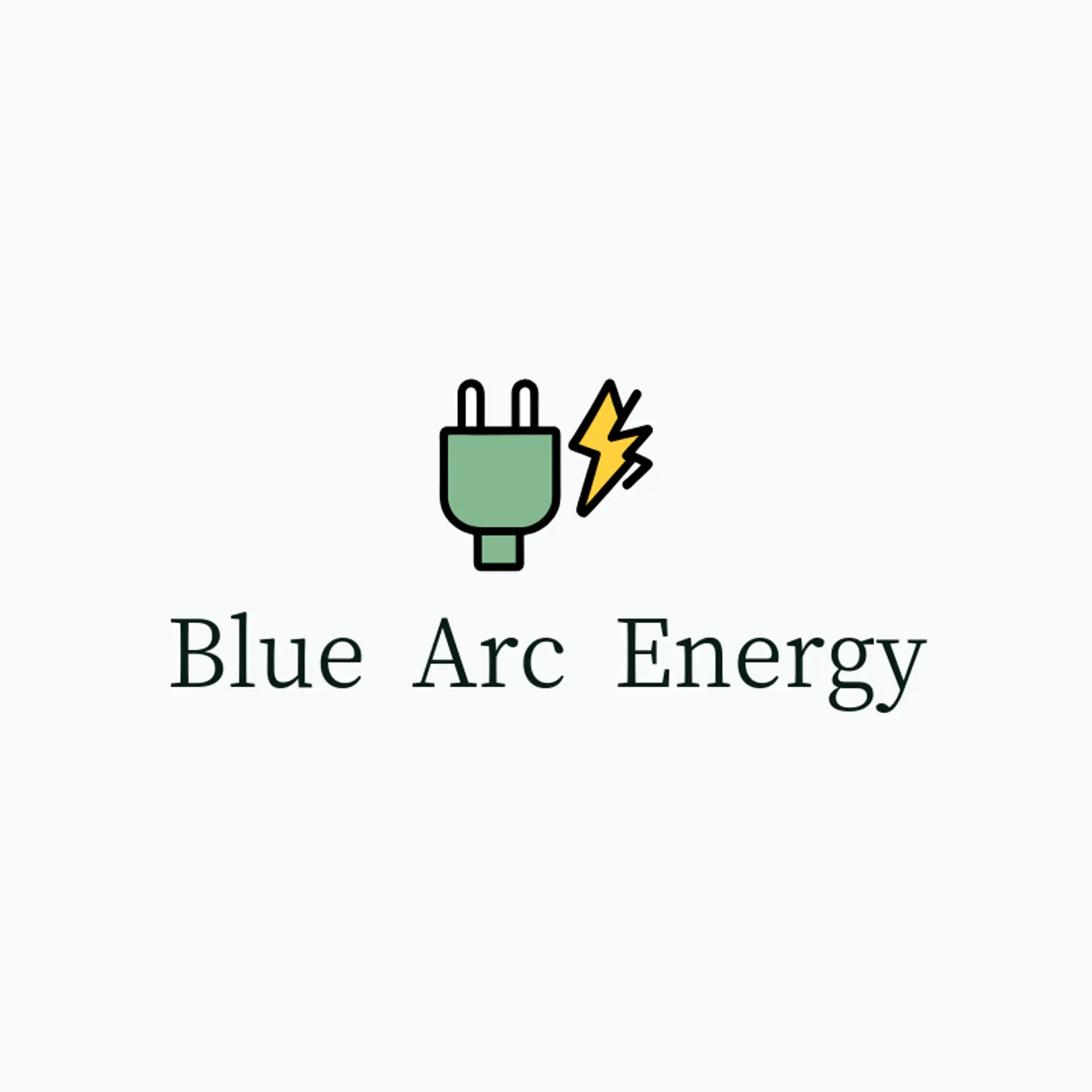 Blue Arc Energy logo for lightning