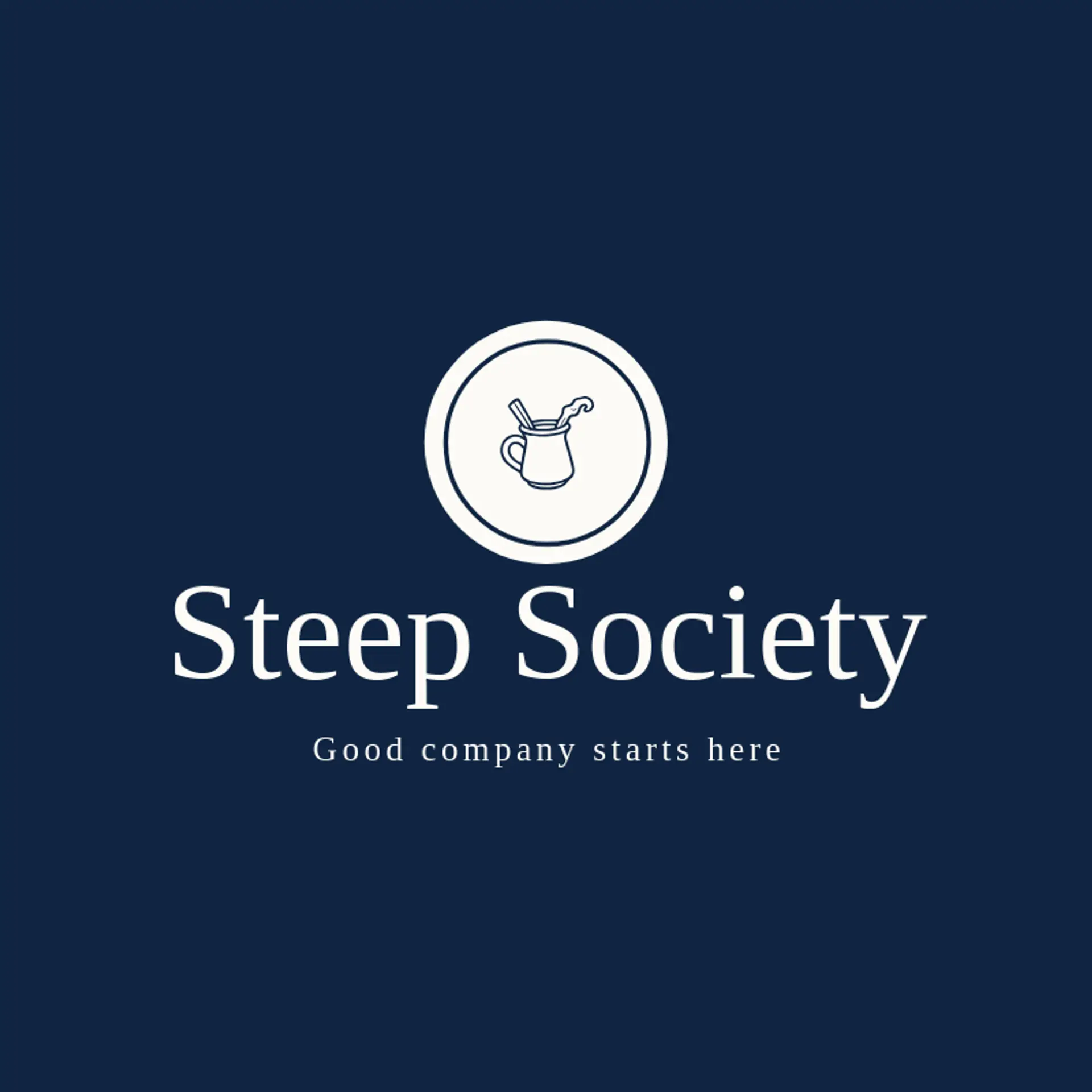 Steep Society logo for chai