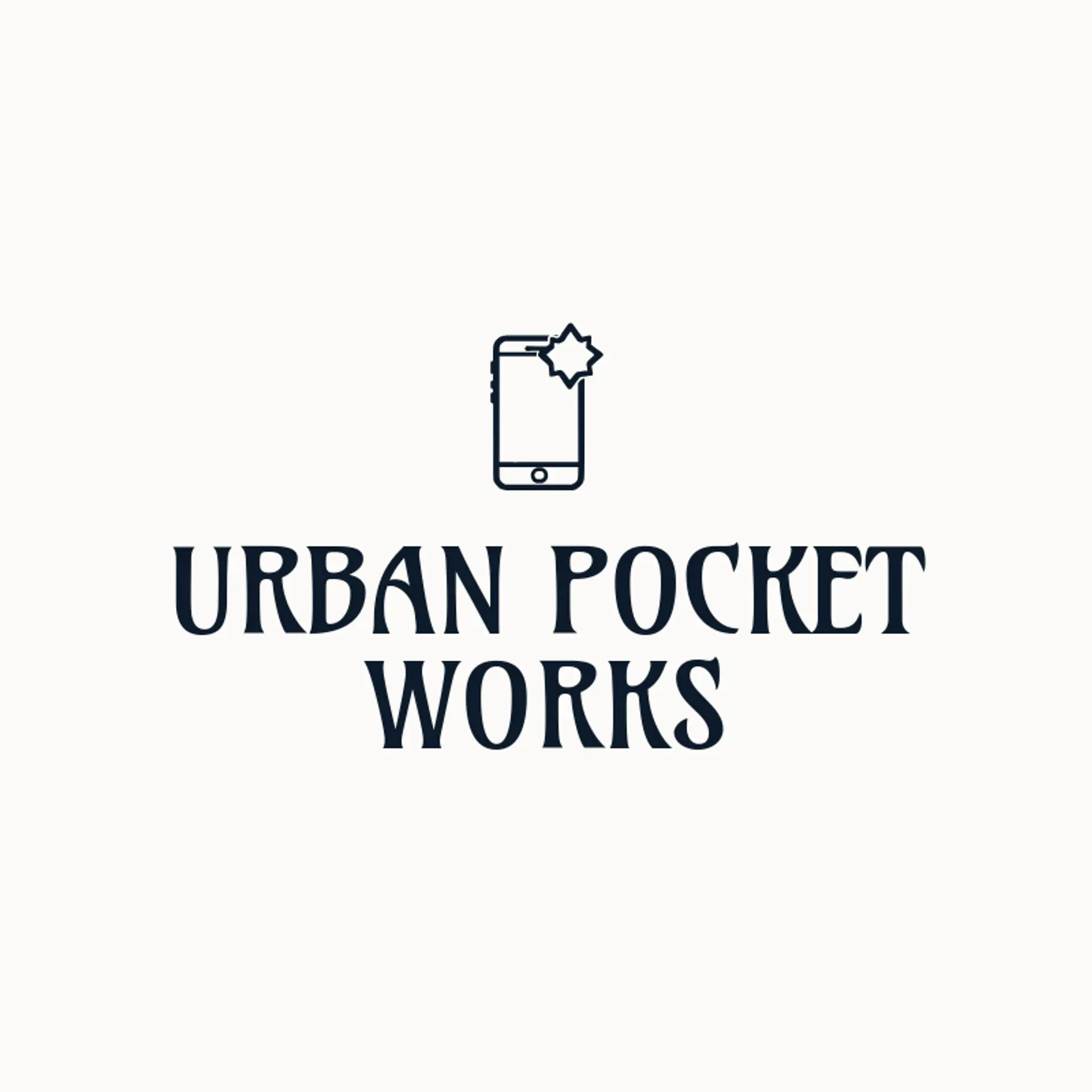 Urban Pocket Works logo for mobile shop