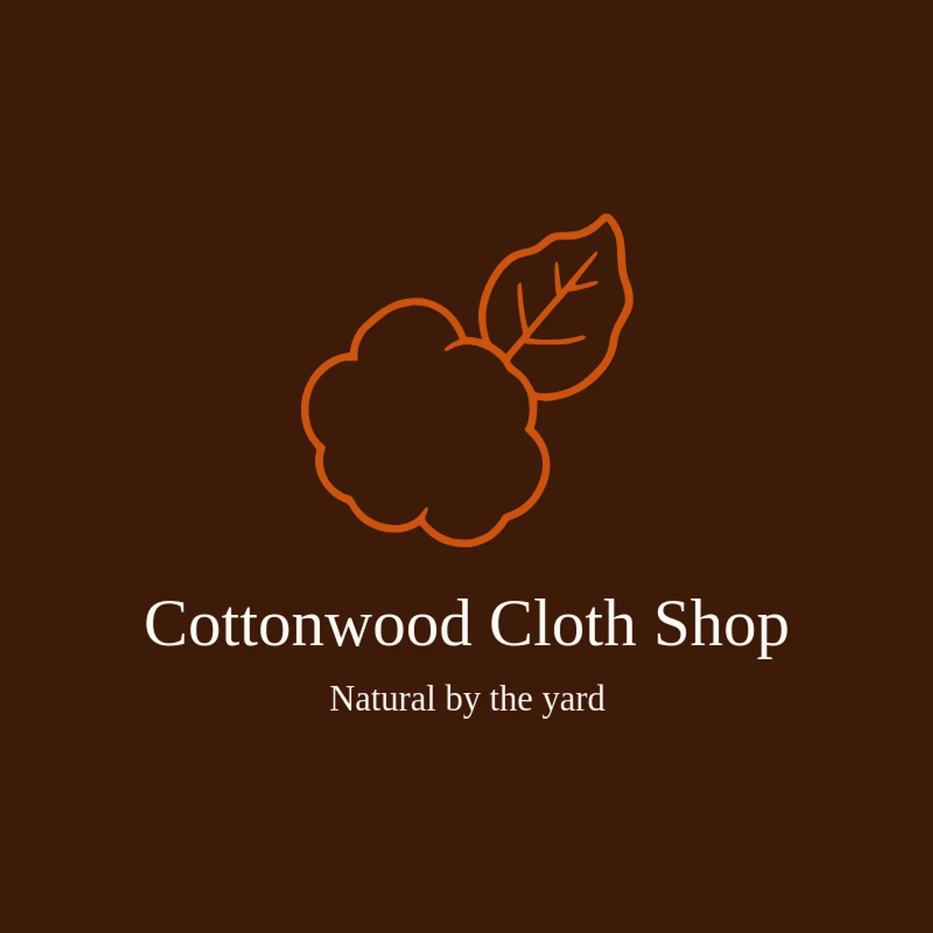 Cottonwood Cloth Shop logo for fabric