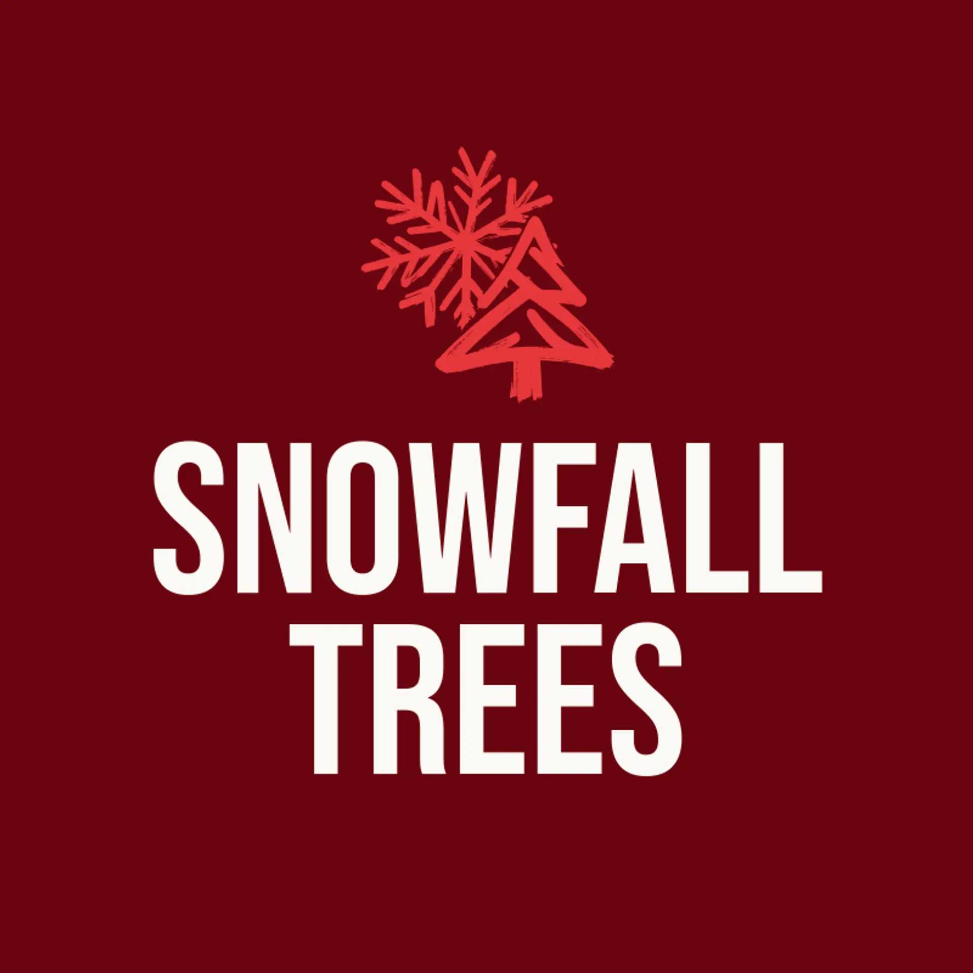 Snowfall Trees logo for christmas tree