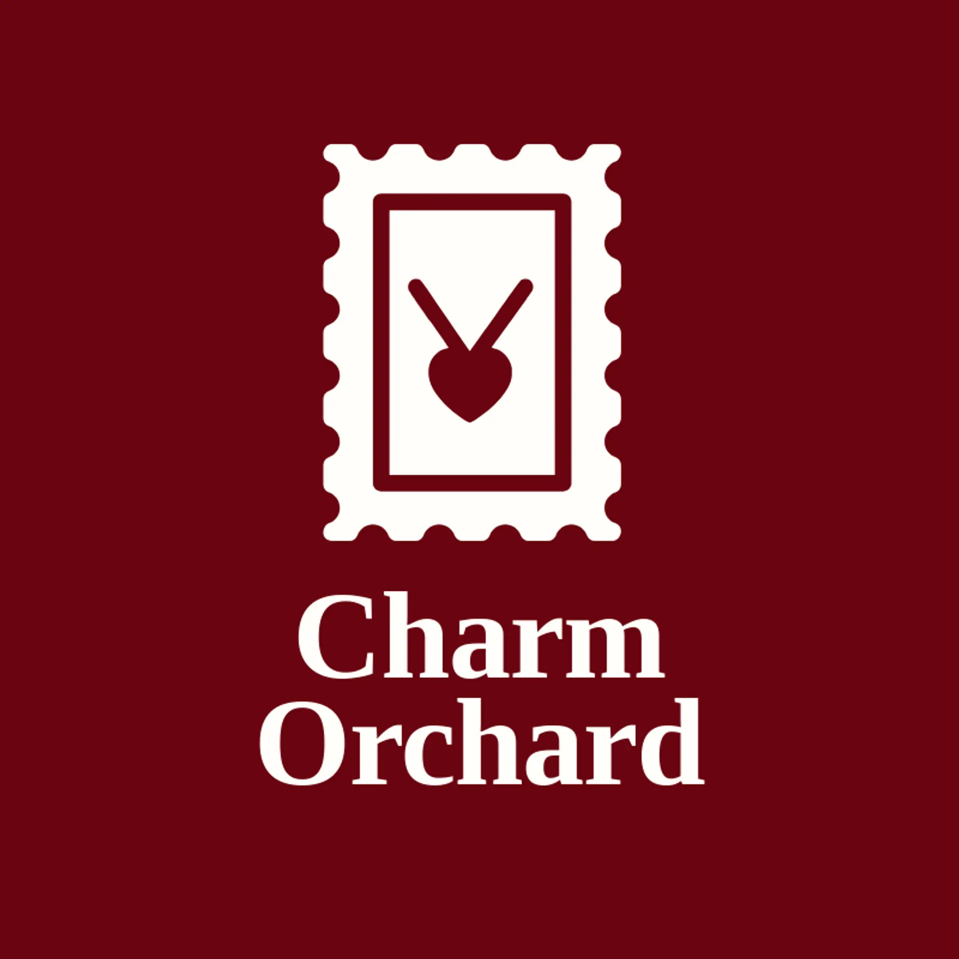 Charm Orchard logo for necklace