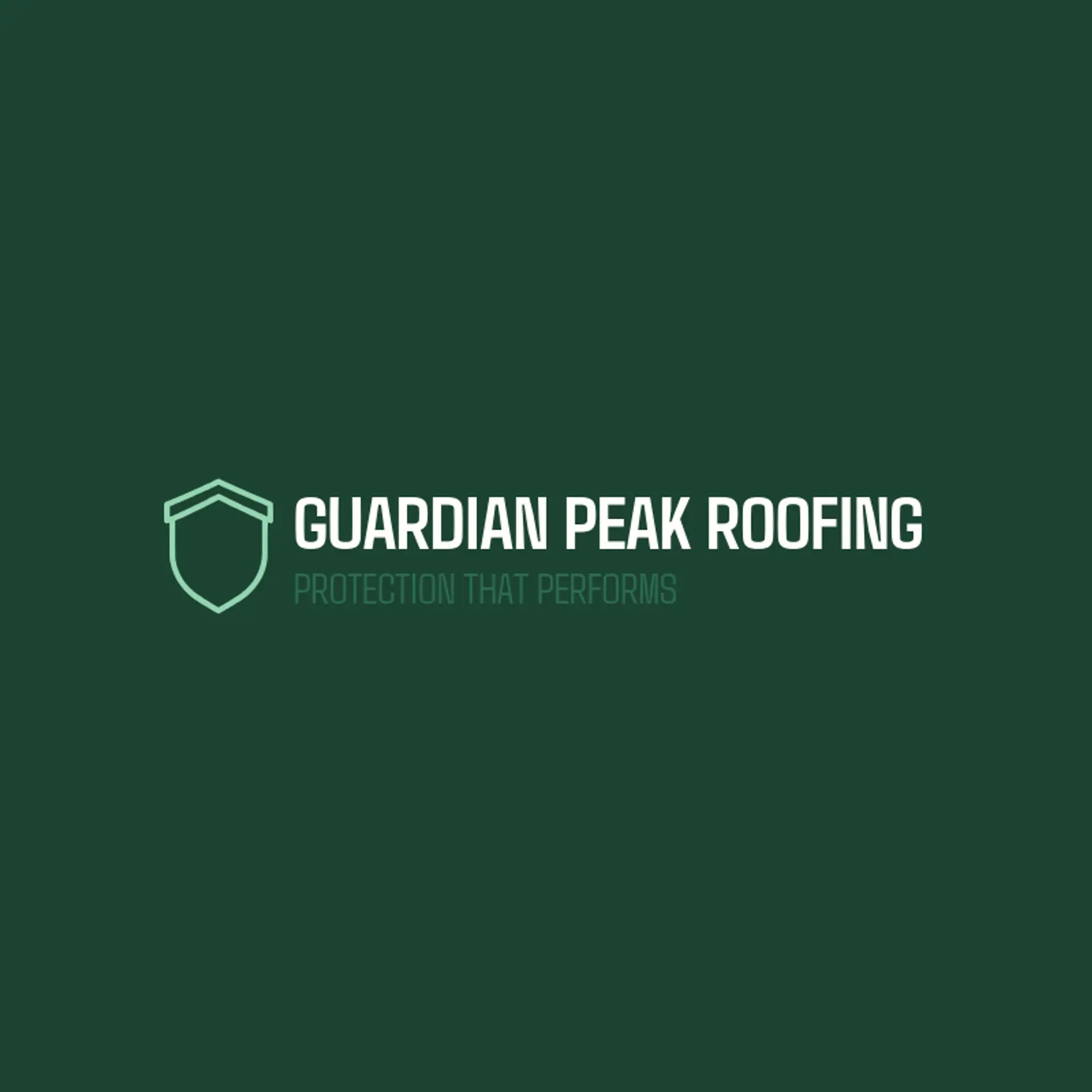 Guardian Peak Roofing logo for roofing