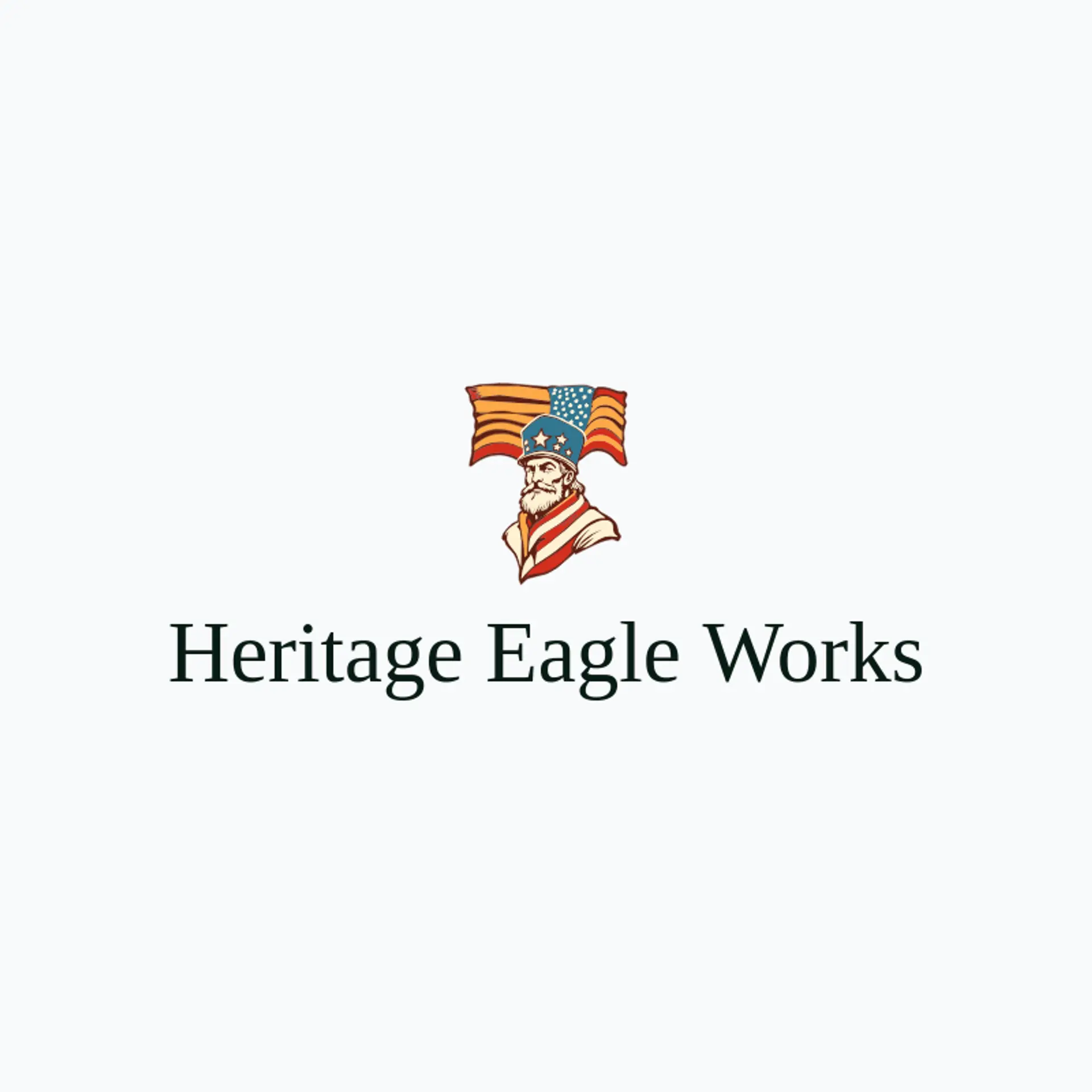 Heritage Eagle Works logo for patriot