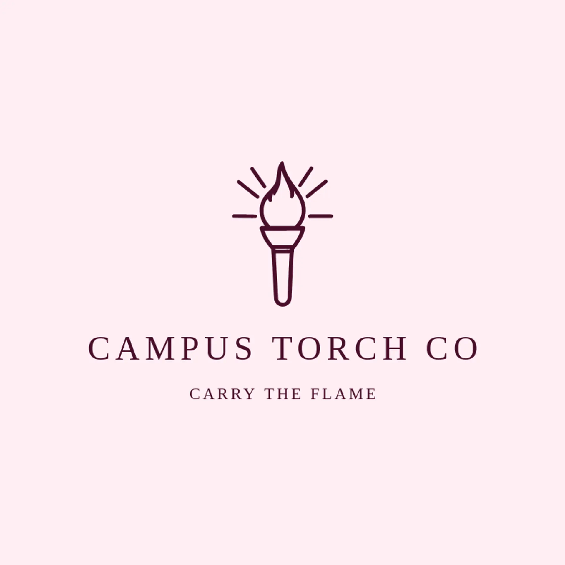 Campus Torch Co logo for varsity