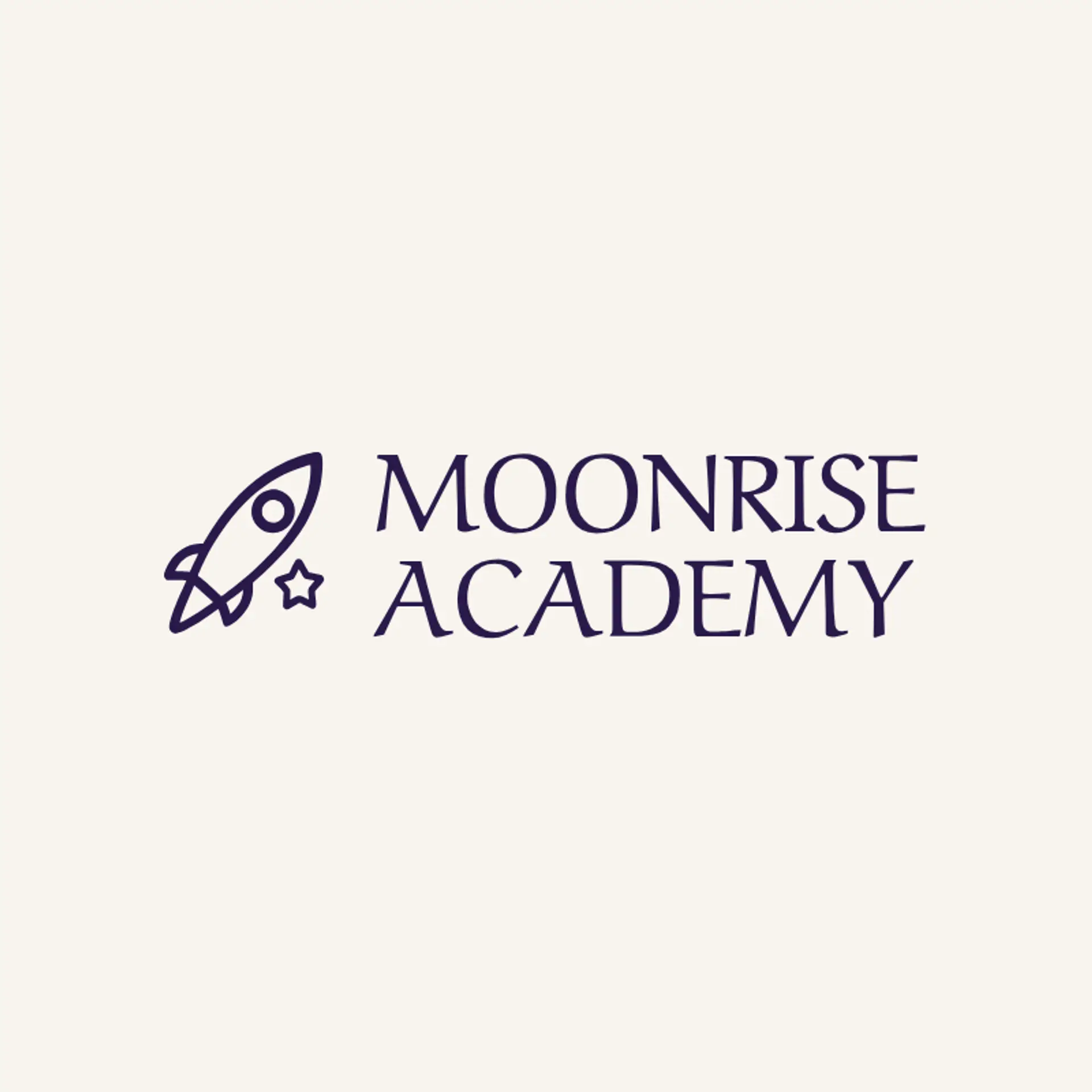 Moonrise Academy logo for space