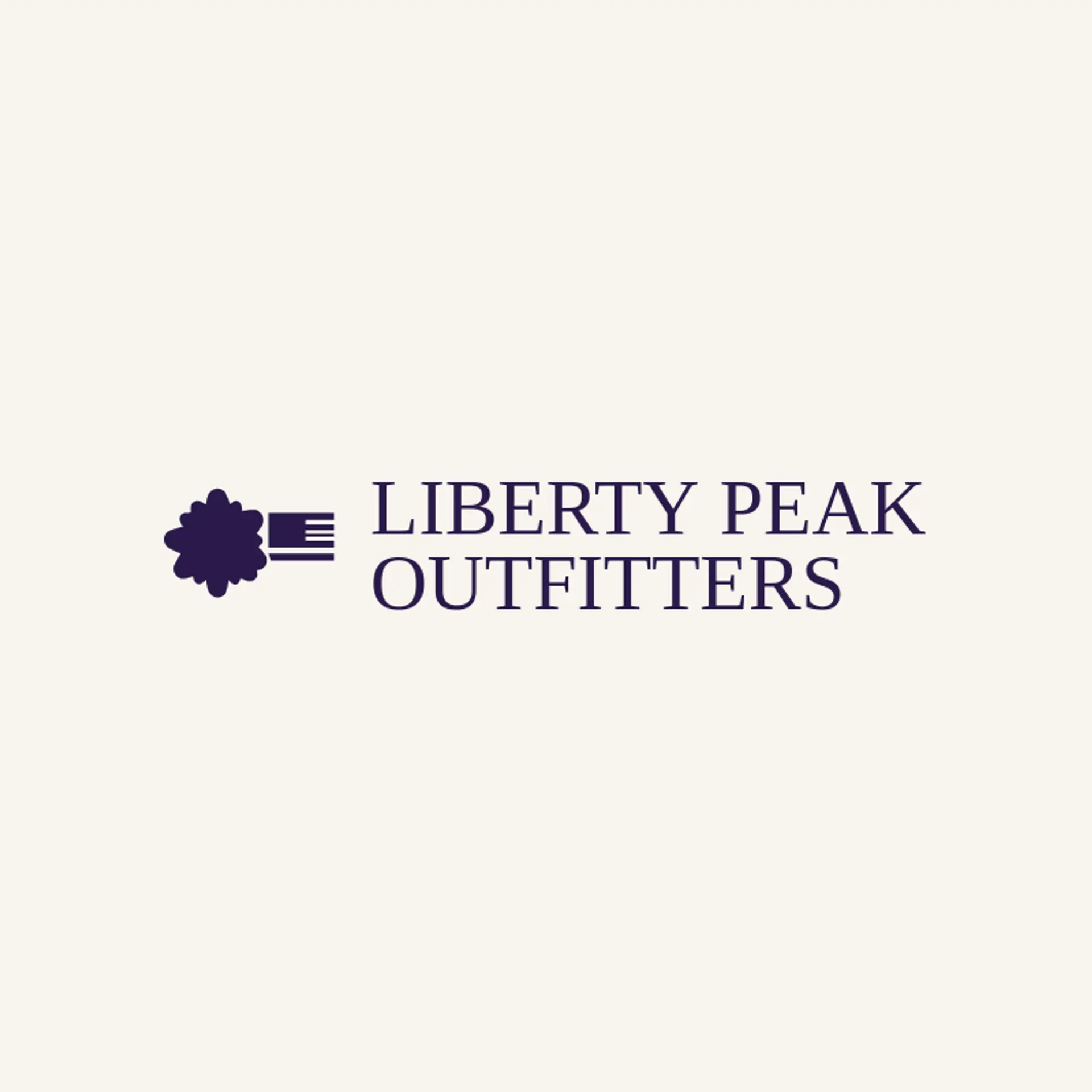 Liberty Peak Outfitters logo for american flag